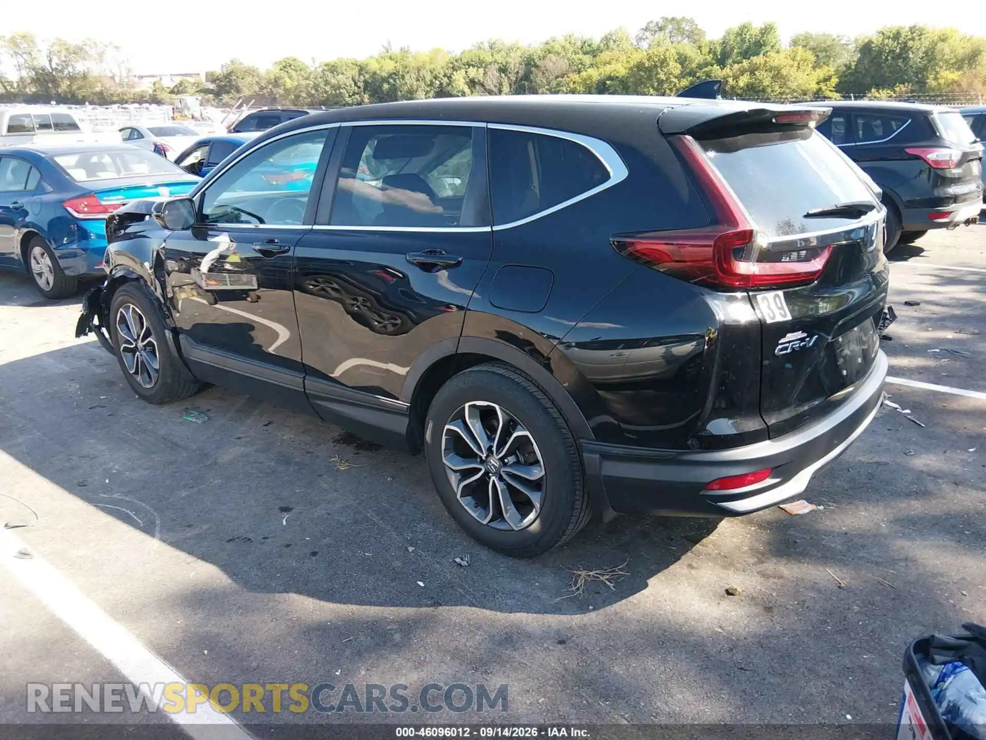 3 Фотография поврежденного автомобиля 7FARW1H55ME010093 HONDA CR-V 2021
