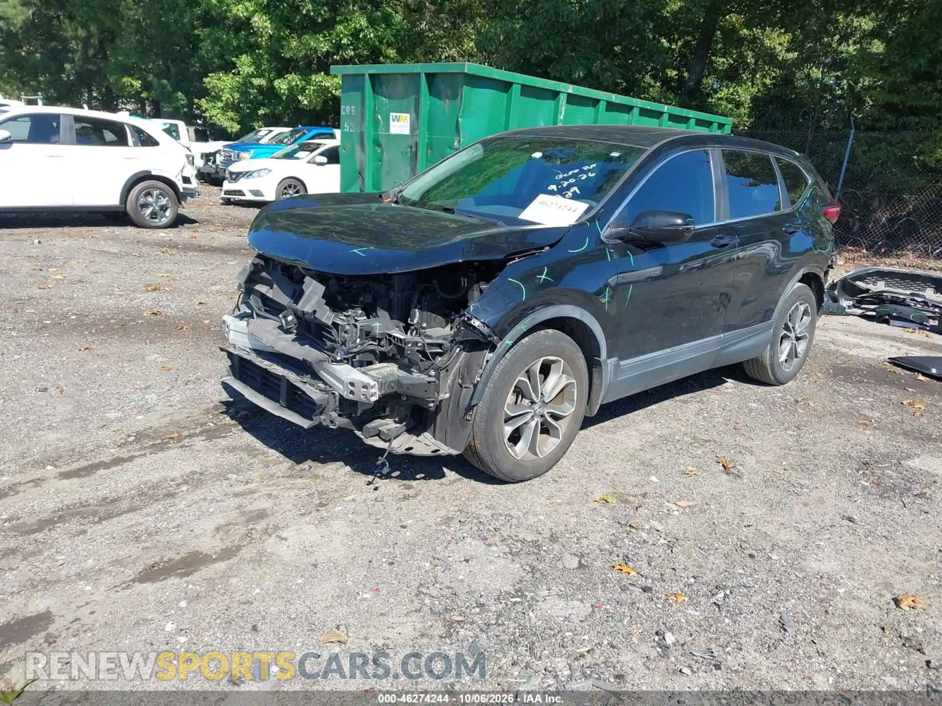 2 Photograph of a damaged car 7FARW1H57ME022729 HONDA CR-V 2021