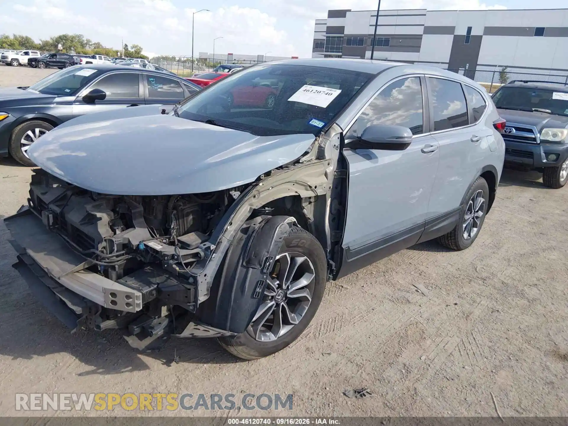 2 Photograph of a damaged car 7FARW1H59ME002546 HONDA CR-V 2021