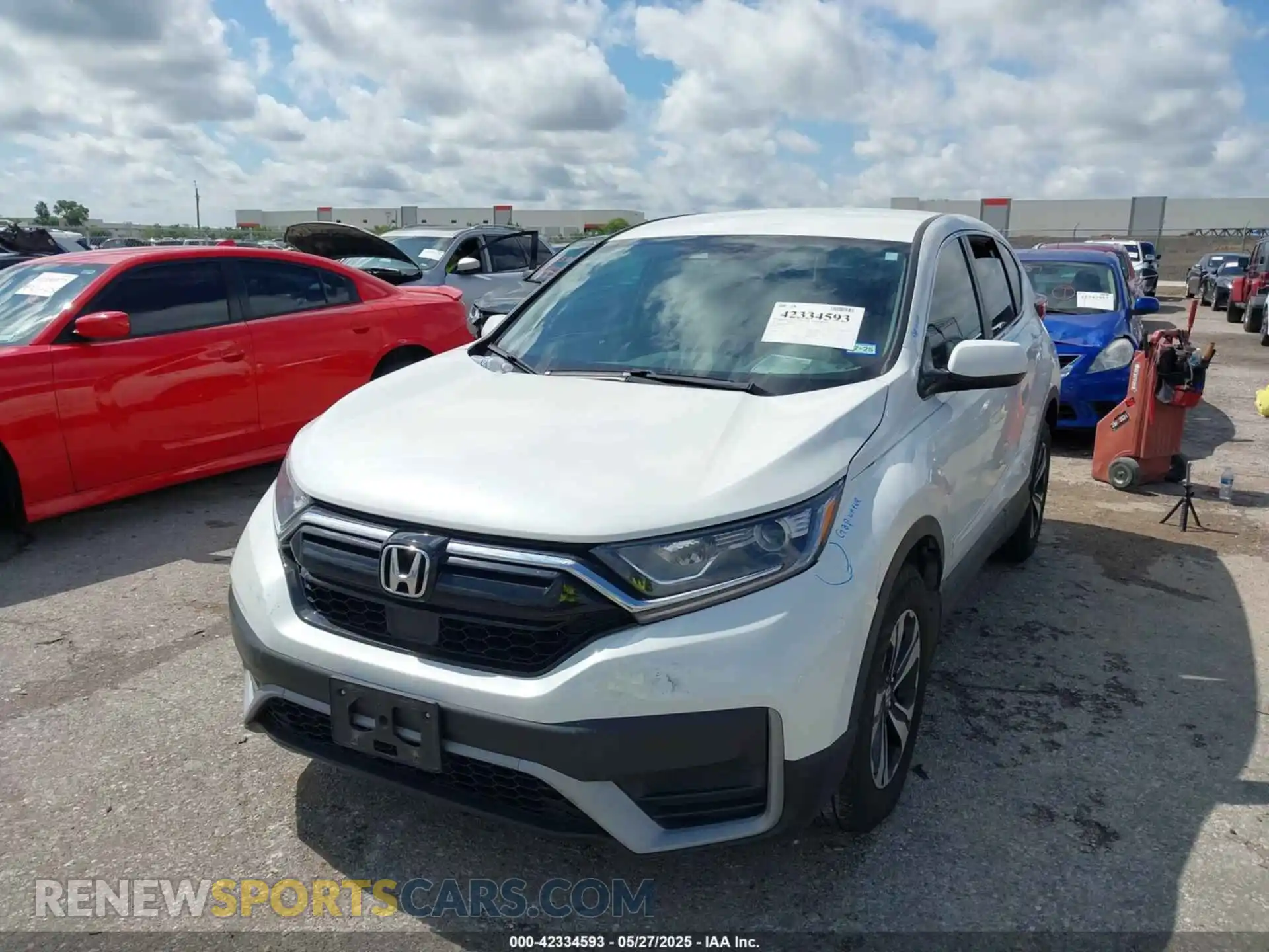 2 Photograph of a damaged car 7FARW1H71ME017513 HONDA CR-V 2021