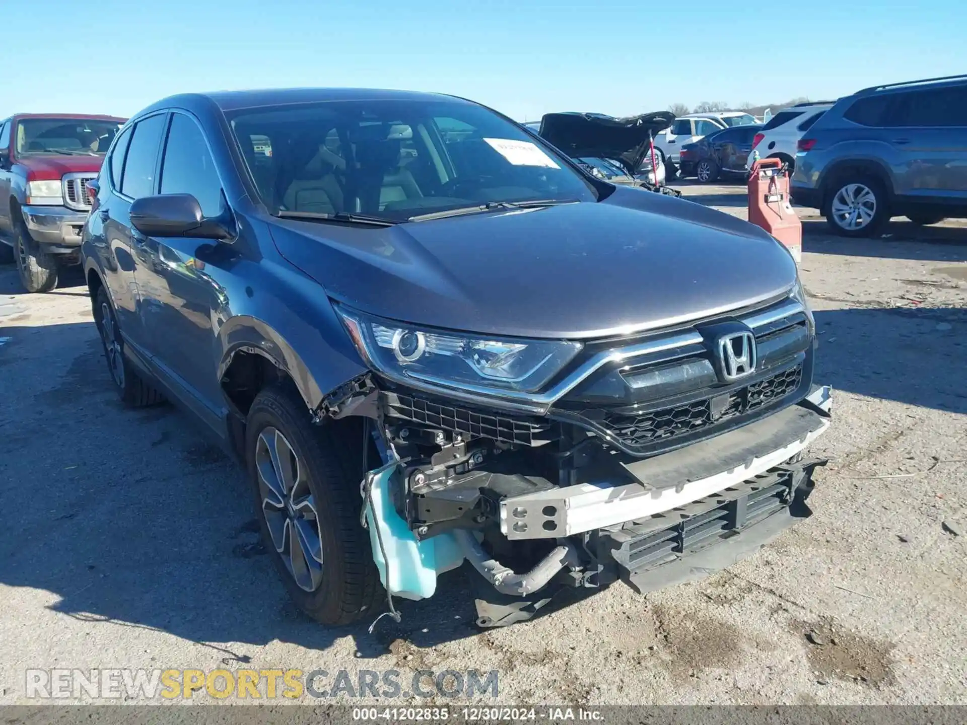 1 Photograph of a damaged car 7FARW1H82ME021532 HONDA CR-V 2021
