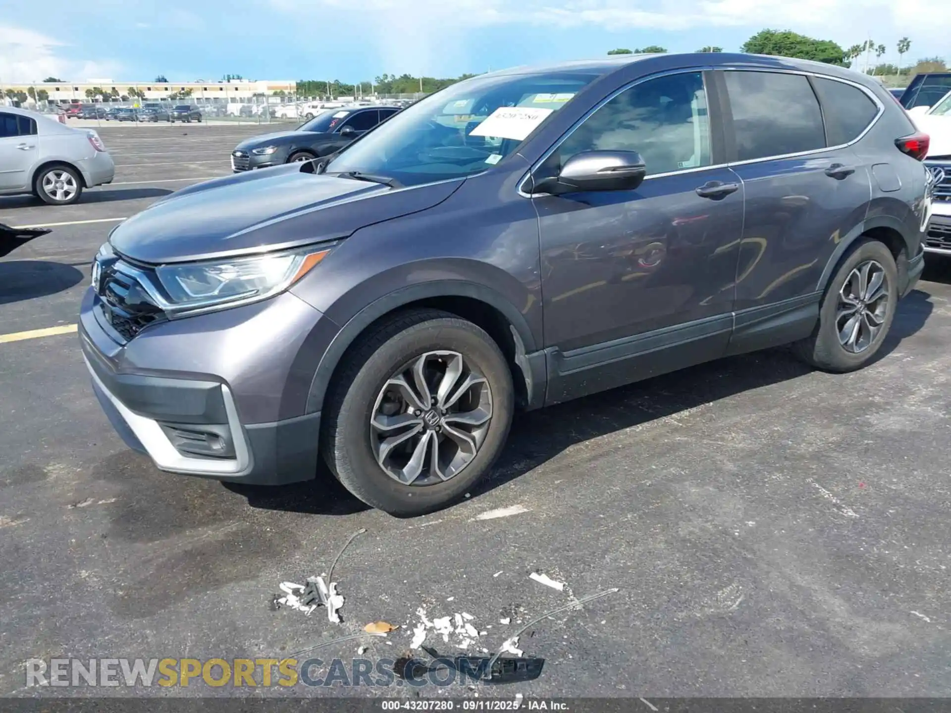 2 Photograph of a damaged car 7FARW1H86ME000960 HONDA CR-V 2021