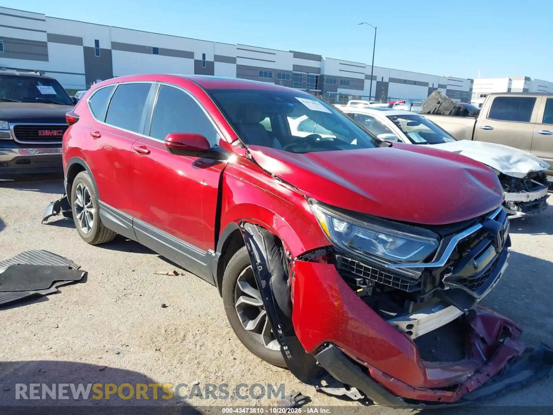 1 Photograph of a damaged car 7FARW1H86ME004068 HONDA CR-V 2021