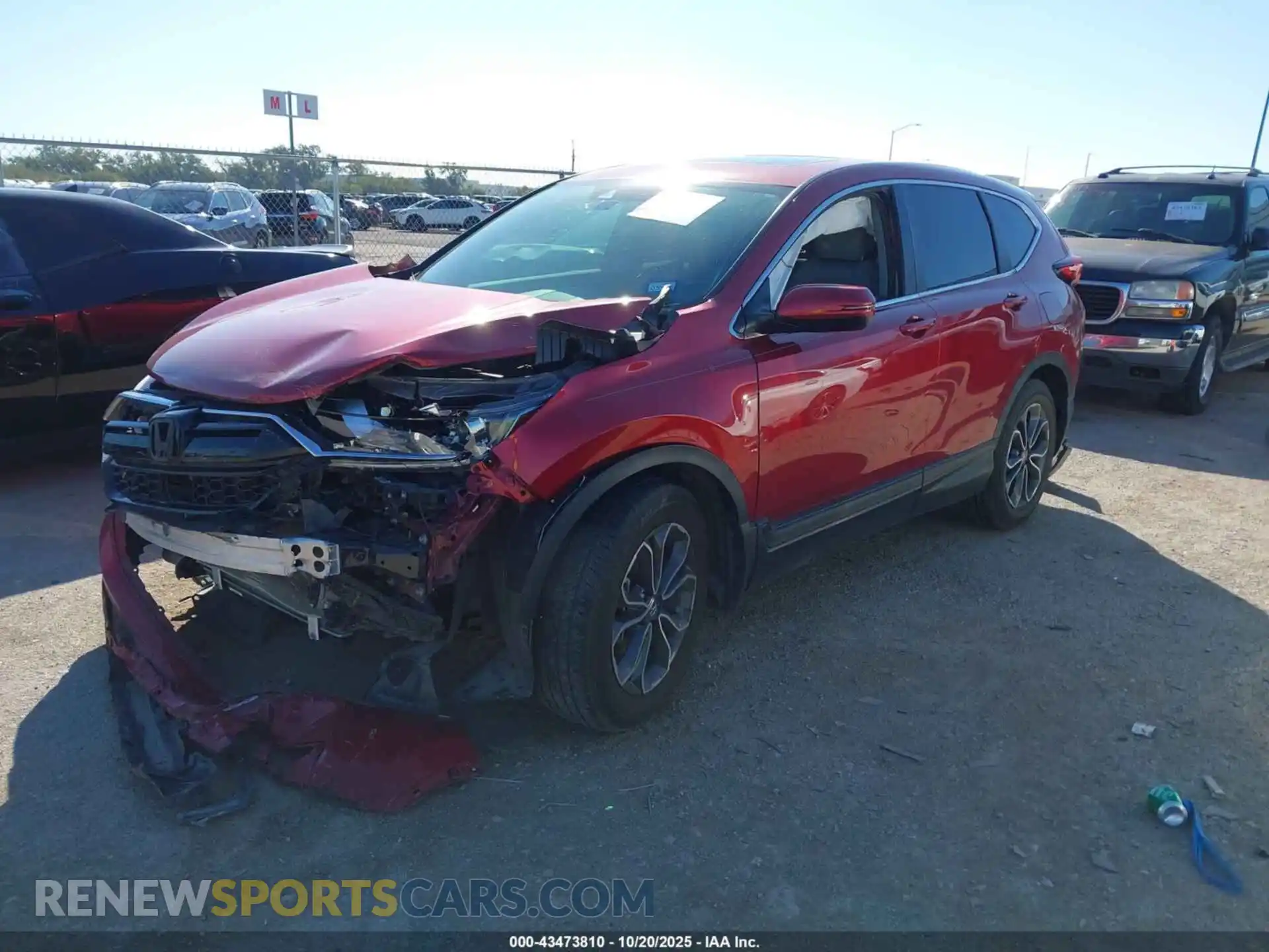 2 Photograph of a damaged car 7FARW1H86ME004068 HONDA CR-V 2021