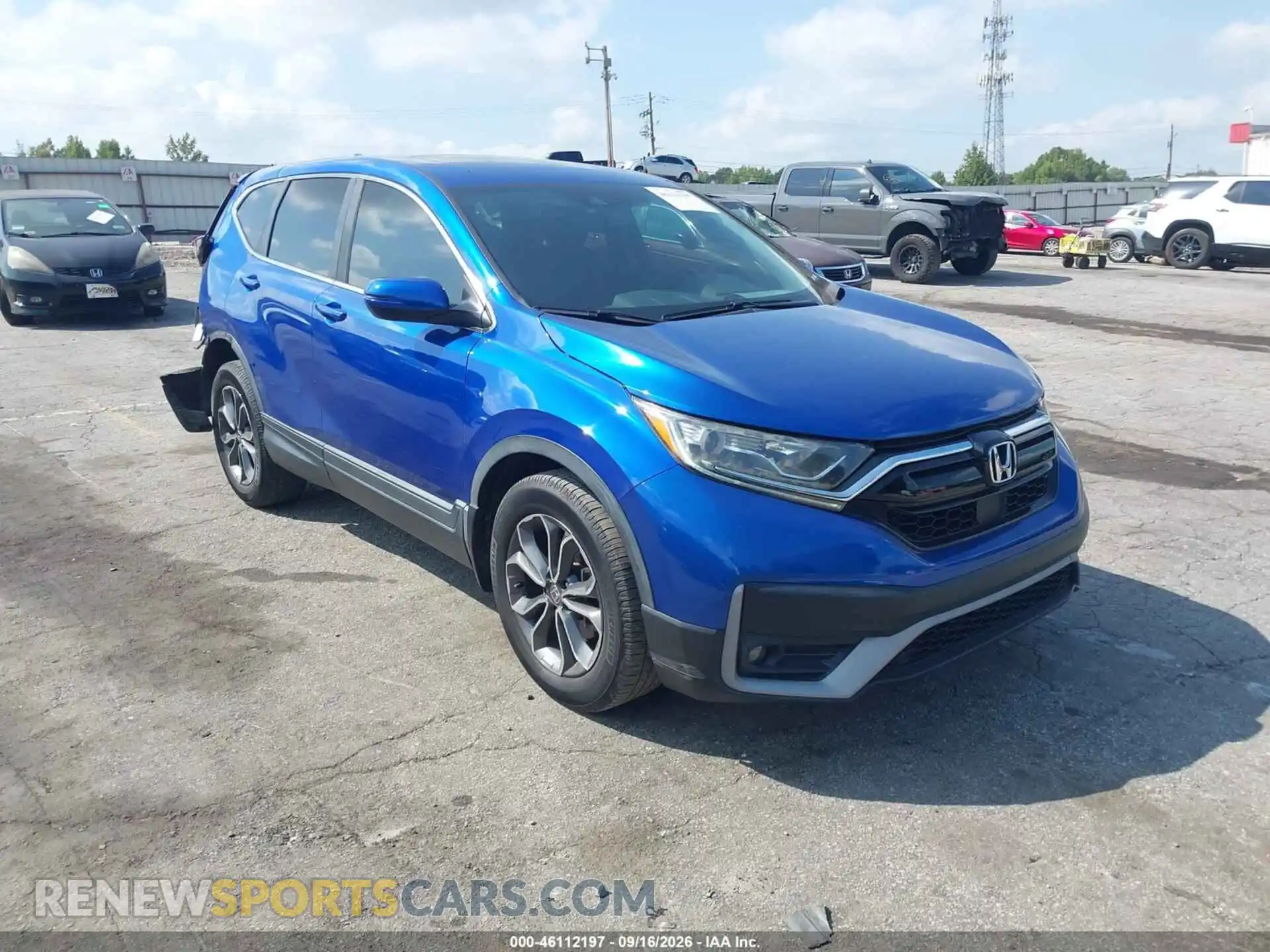 1 Photograph of a damaged car 7FARW1H87ME012096 HONDA CR-V 2021