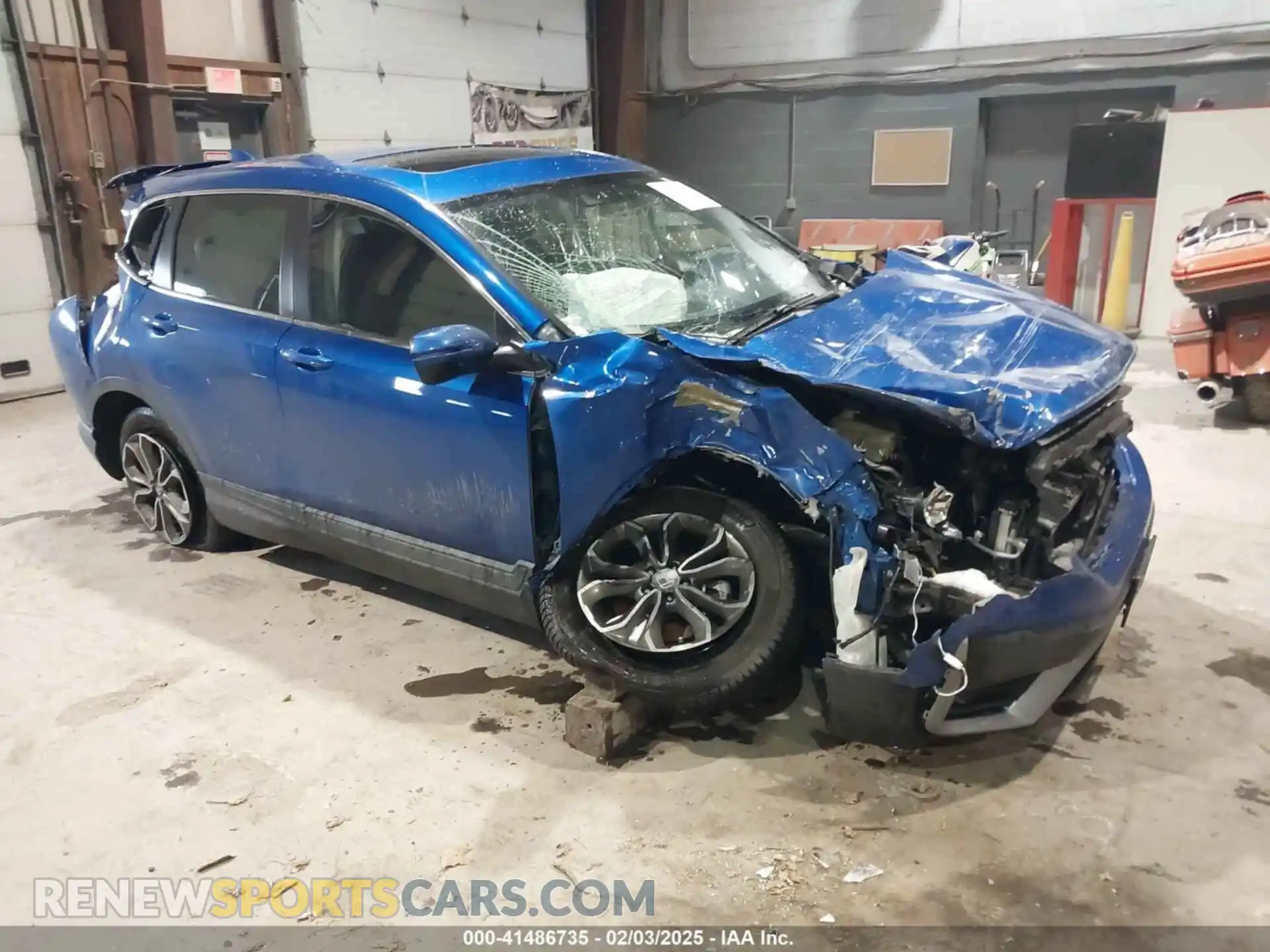 1 Photograph of a damaged car 7FARW2H52ME012616 HONDA CR-V 2021