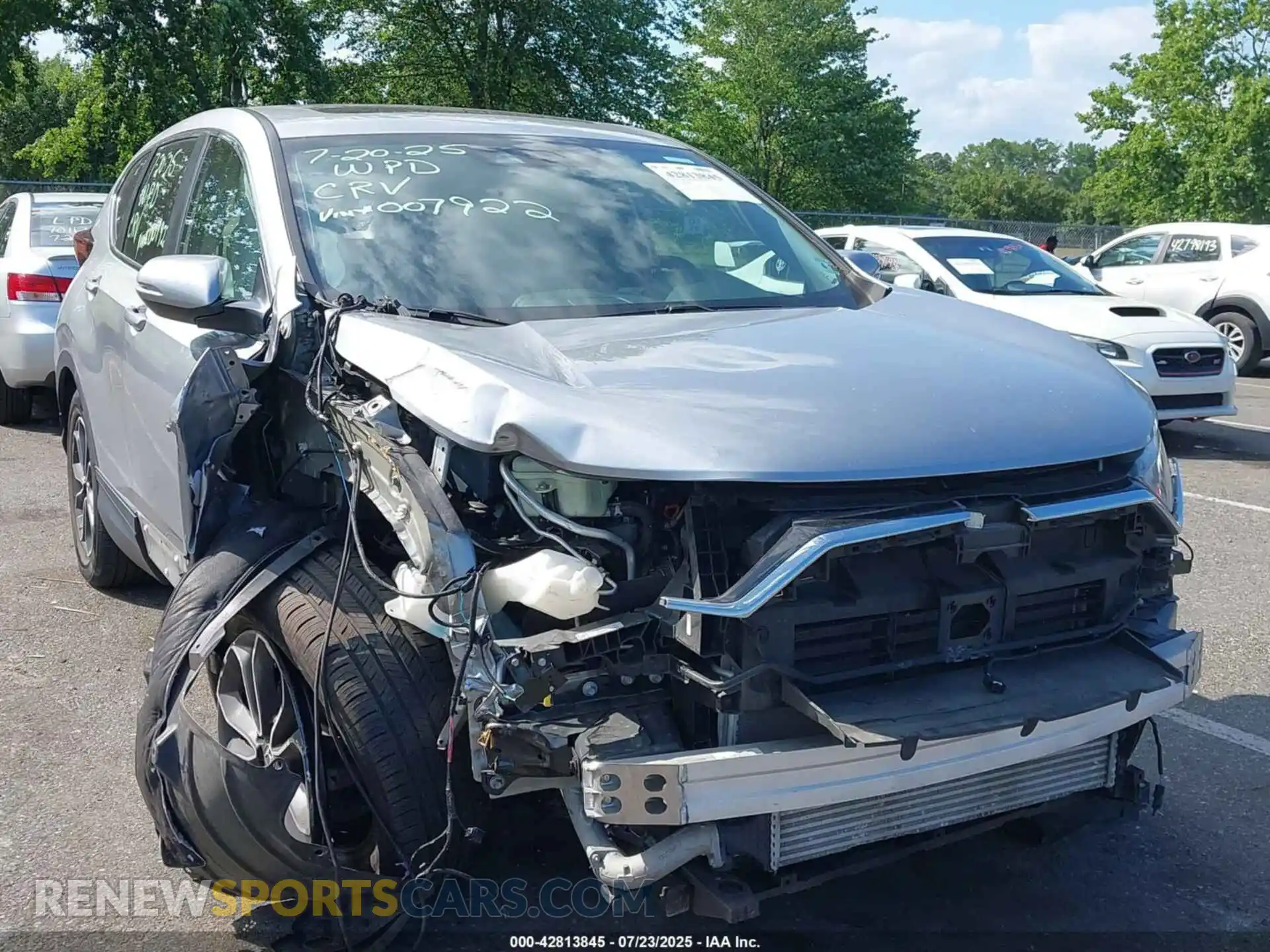 1 Photograph of a damaged car 7FARW2H56ME007922 HONDA CR-V 2021