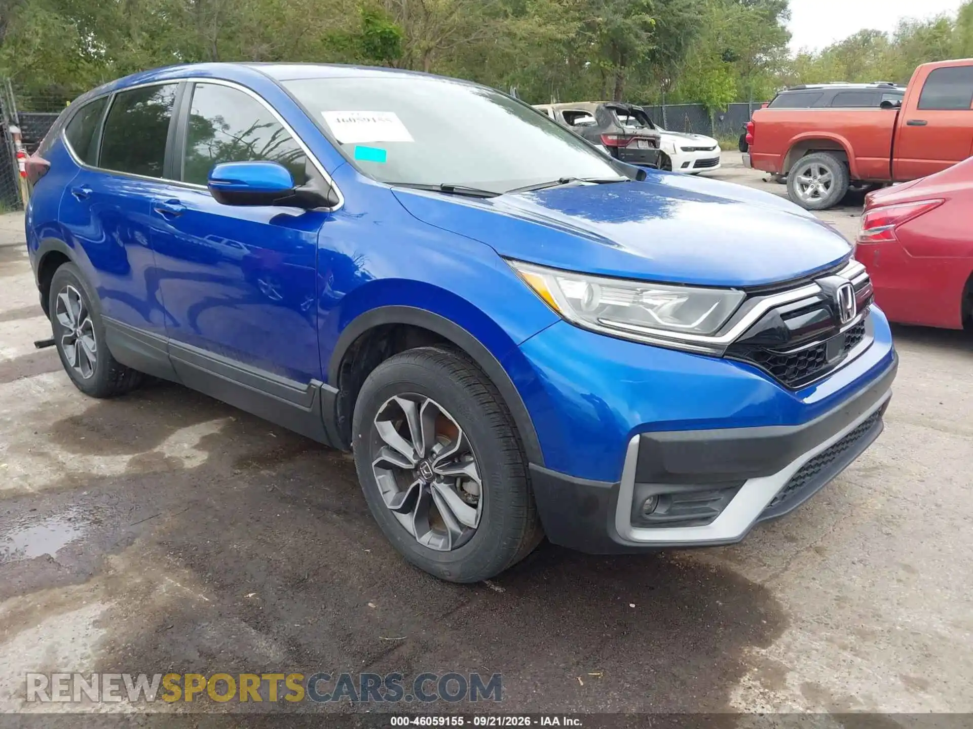 1 Photograph of a damaged car 7FARW2H56ME010187 HONDA CR-V 2021
