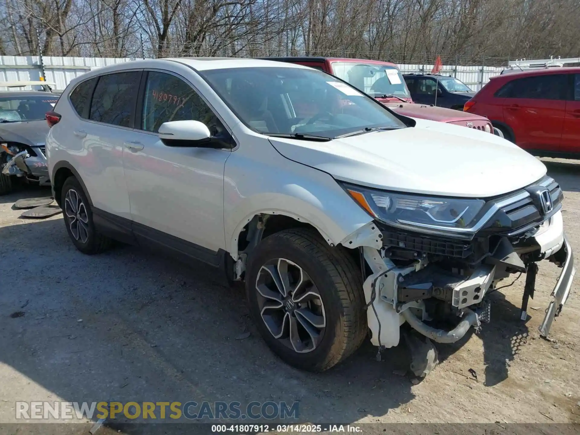 1 Photograph of a damaged car 7FARW2H57ME016192 HONDA CR-V 2021