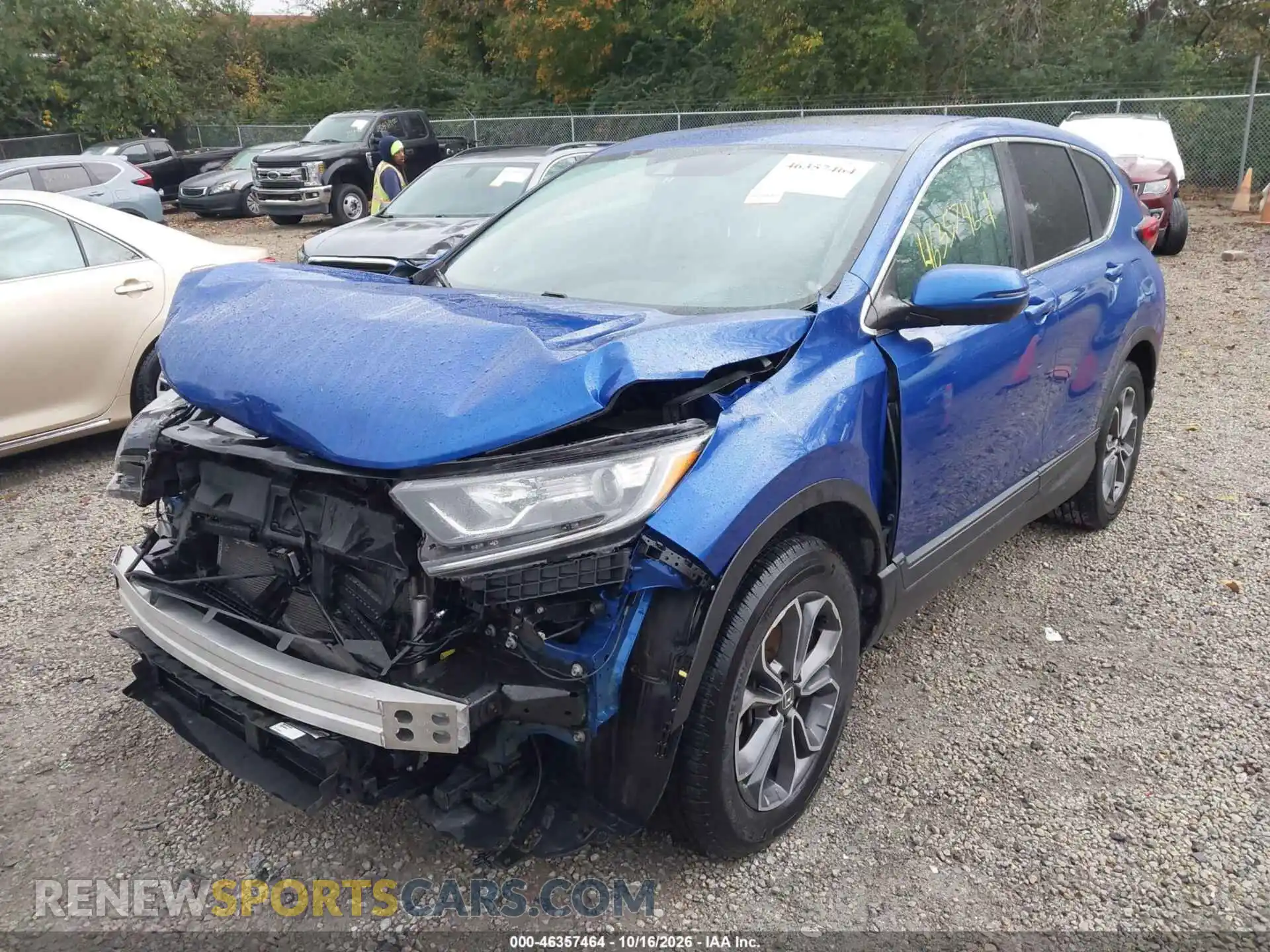 2 Photograph of a damaged car 7FARW2H59ME016940 HONDA CR-V 2021