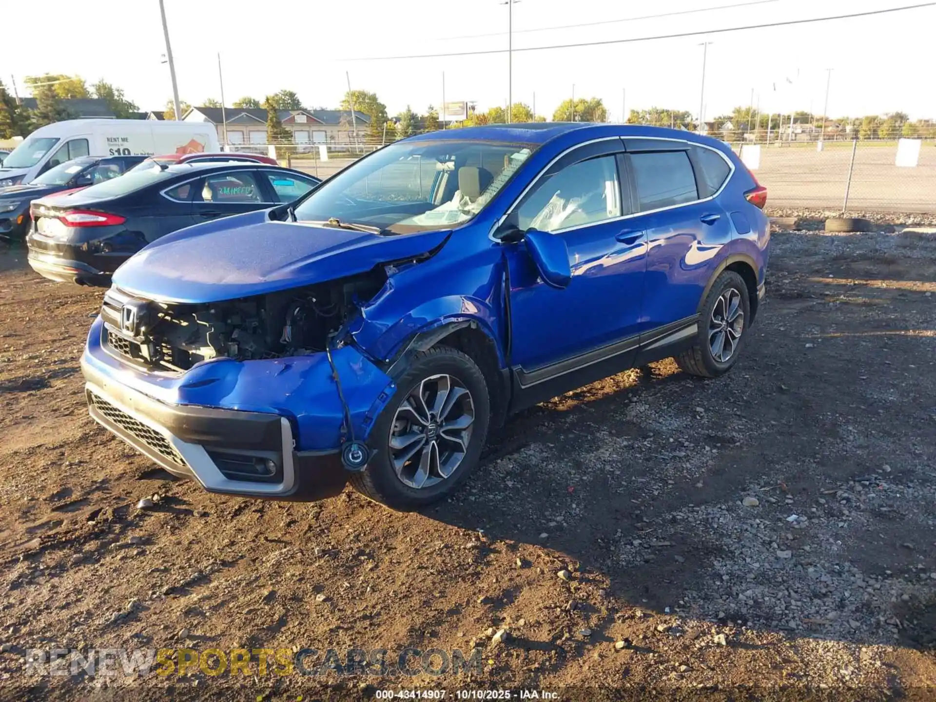 2 Photograph of a damaged car 7FARW2H5XME005879 HONDA CR-V 2021