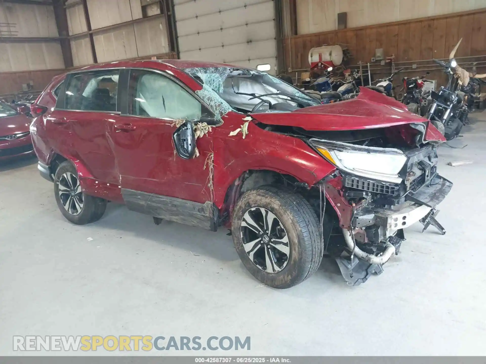 1 Photograph of a damaged car 7FARW2H73ME018541 HONDA CR-V 2021