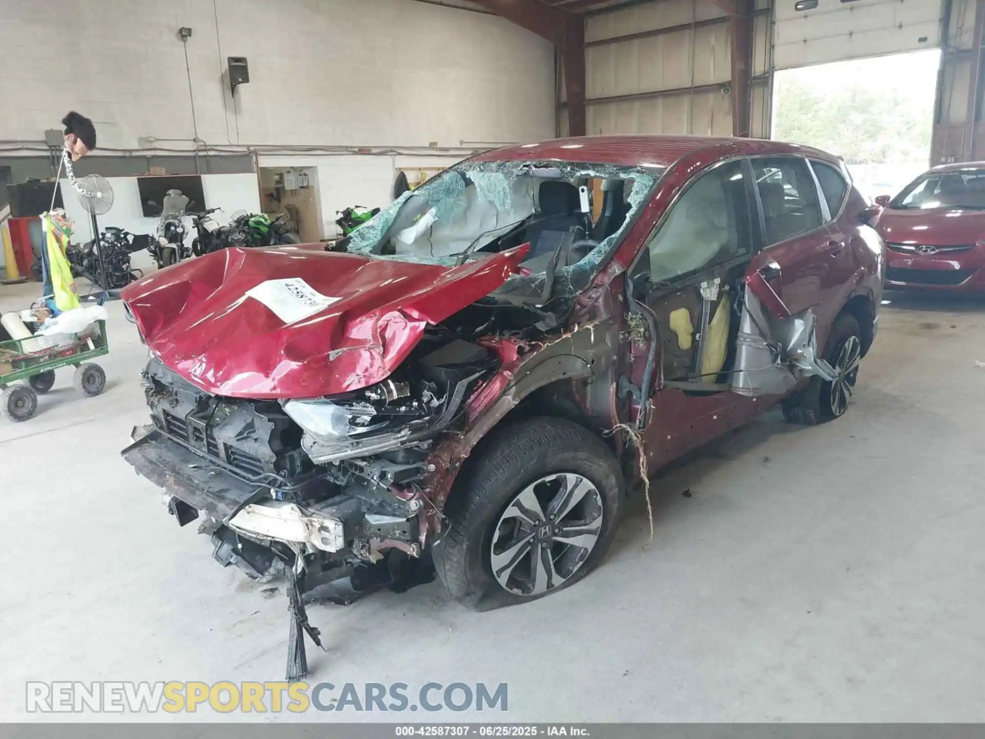 2 Photograph of a damaged car 7FARW2H73ME018541 HONDA CR-V 2021
