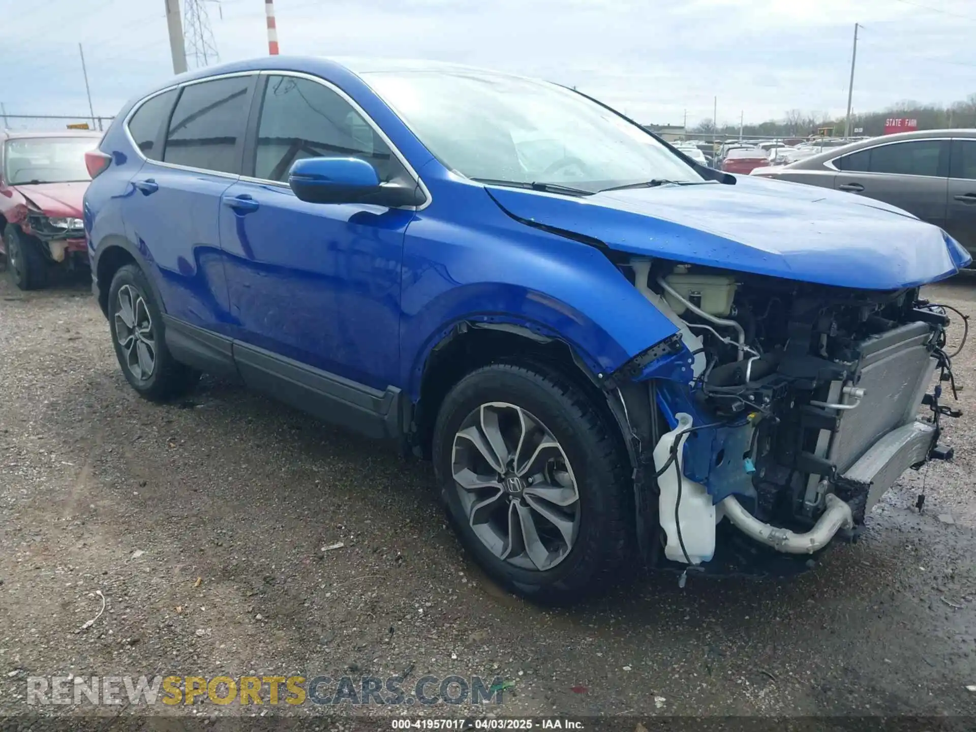 1 Photograph of a damaged car 7FARW2H82ME024307 HONDA CR-V 2021