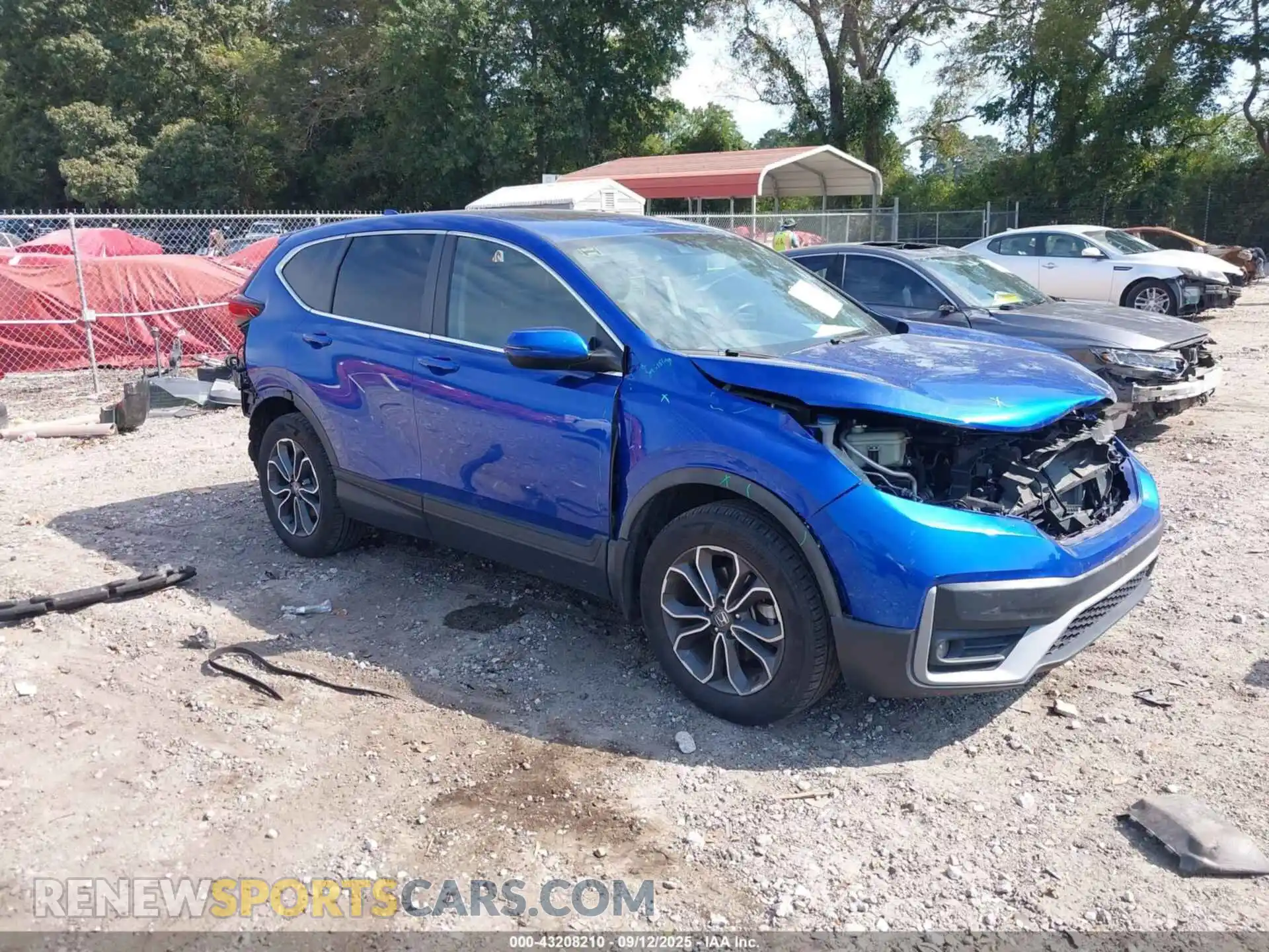 1 Photograph of a damaged car 7FARW2H82ME033041 HONDA CR-V 2021