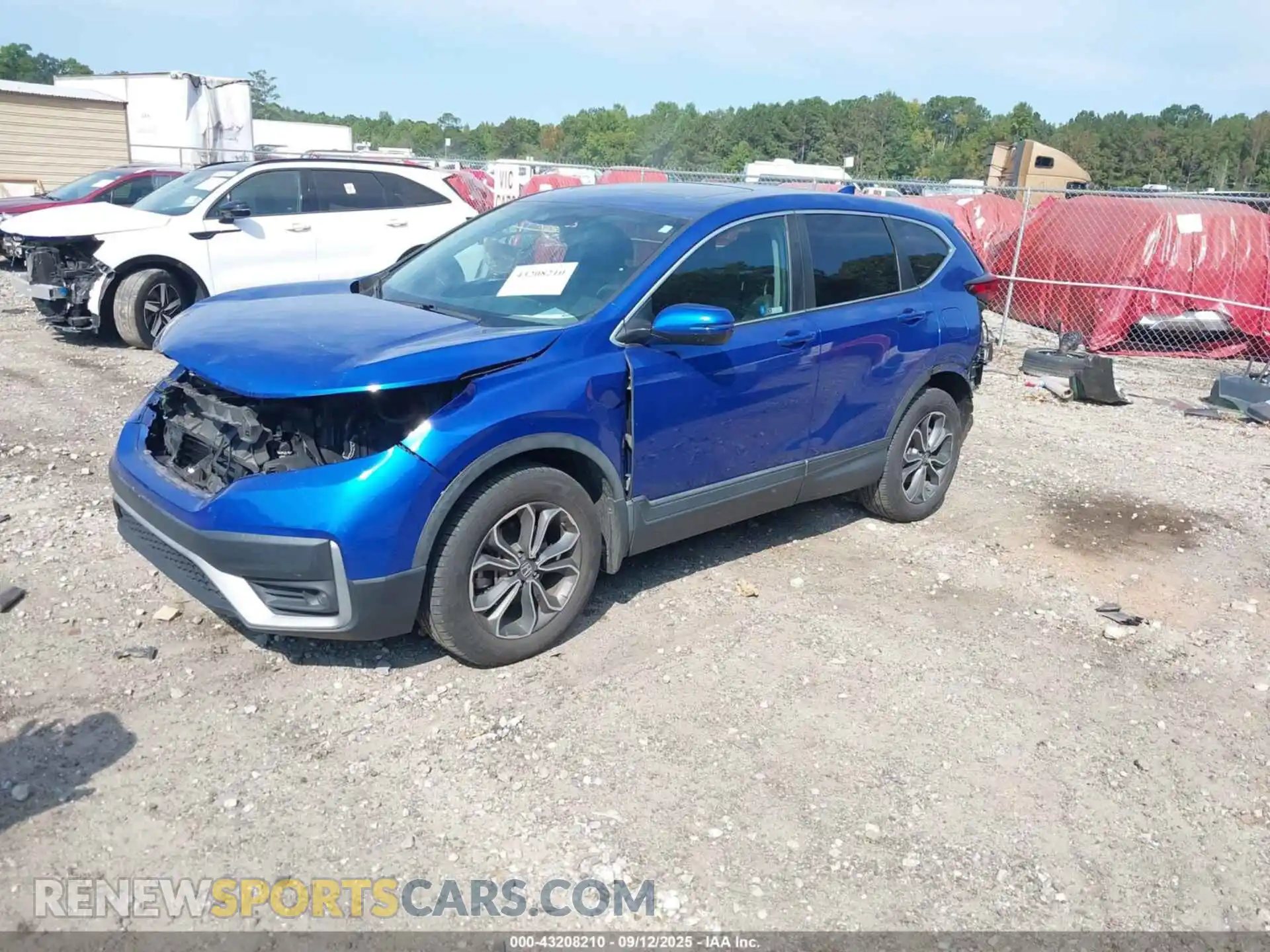 2 Photograph of a damaged car 7FARW2H82ME033041 HONDA CR-V 2021