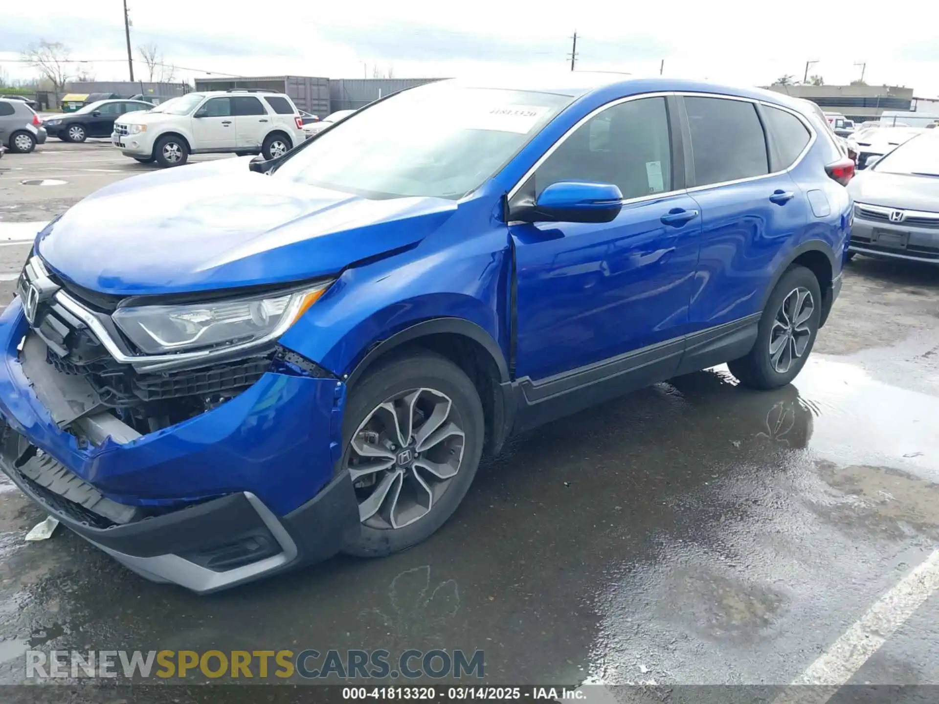 2 Photograph of a damaged car 7FARW2H84ME014636 HONDA CR-V 2021