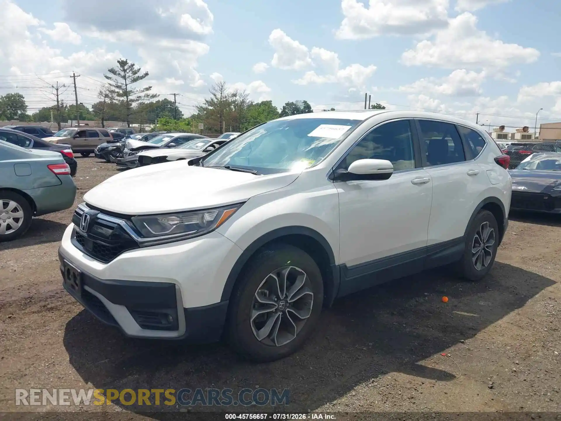2 Photograph of a damaged car 7FARW2H88ME008368 HONDA CR-V 2021