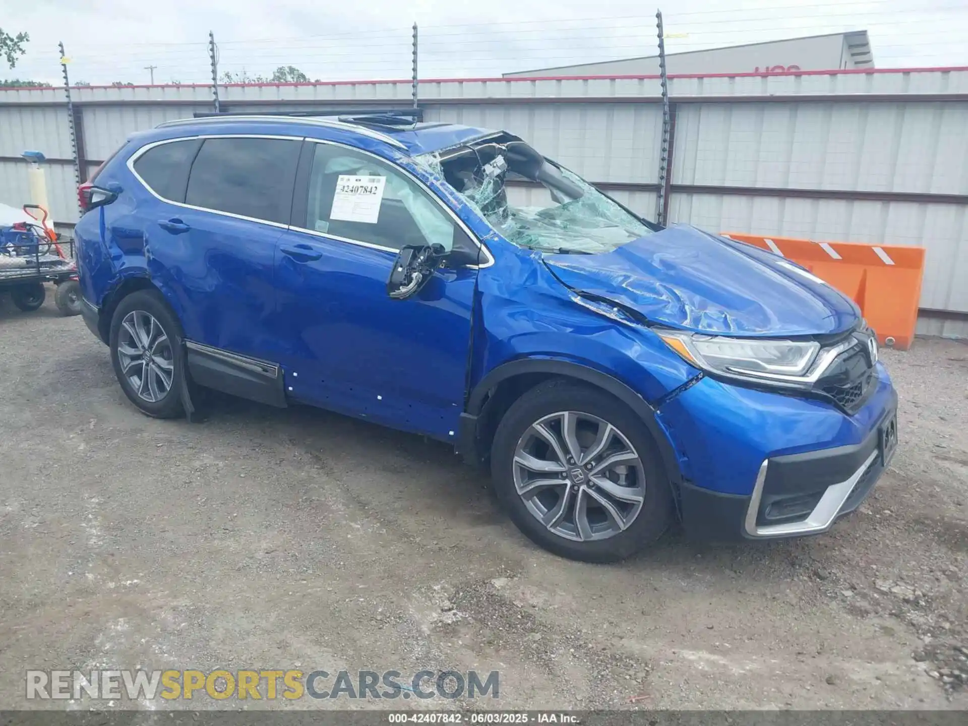 1 Photograph of a damaged car 7FARW2H93ME003460 HONDA CR-V 2021