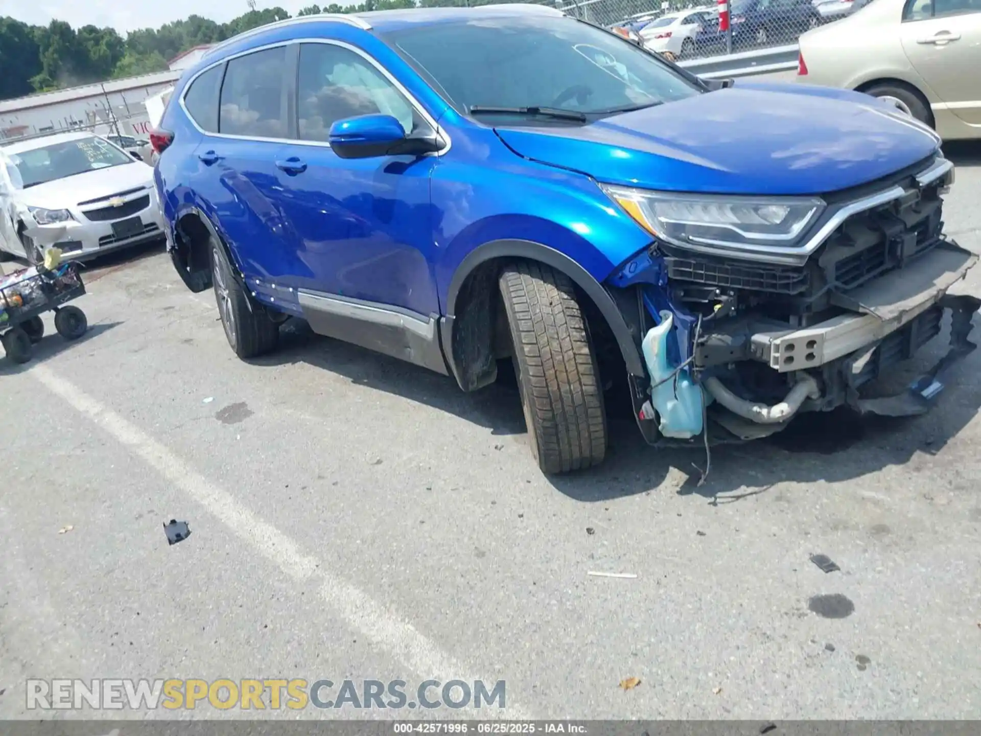 1 Photograph of a damaged car 7FARW2H95ME007641 HONDA CR-V 2021