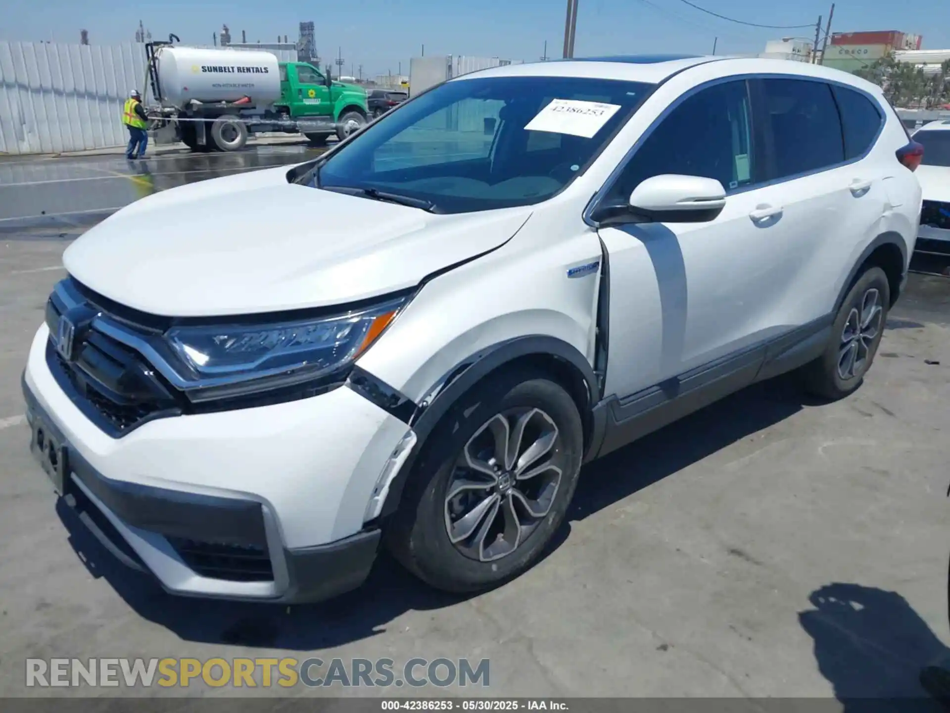 2 Photograph of a damaged car 7FART6H50ME017085 HONDA CR-V HYBRID 2021