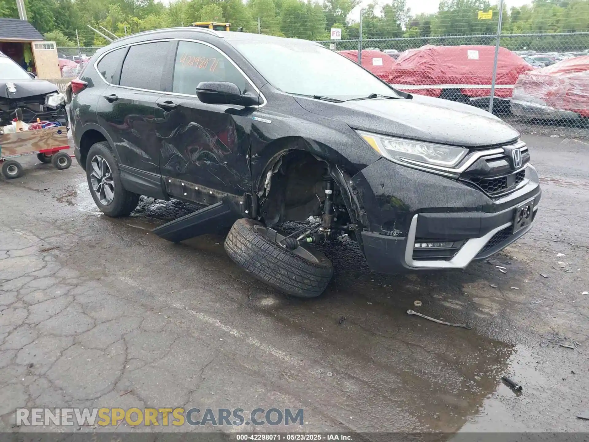 1 Photograph of a damaged car 7FART6H53ME034608 HONDA CR-V HYBRID 2021
