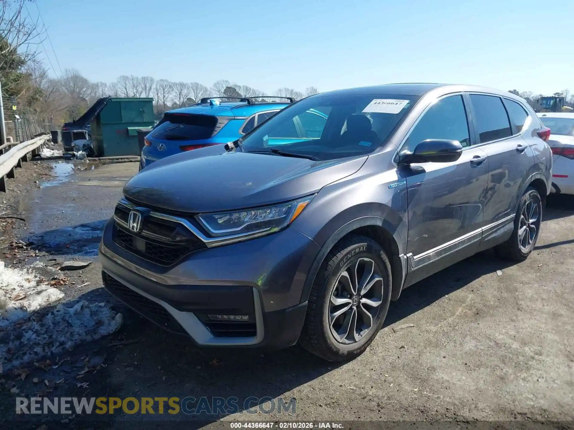 2 Photograph of a damaged car 7FART6H54ME026047 HONDA CR-V HYBRID 2021
