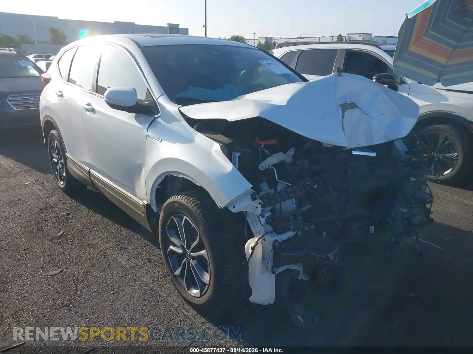 1 Photograph of a damaged car 7FART6H5XME019152 HONDA CR-V HYBRID 2021