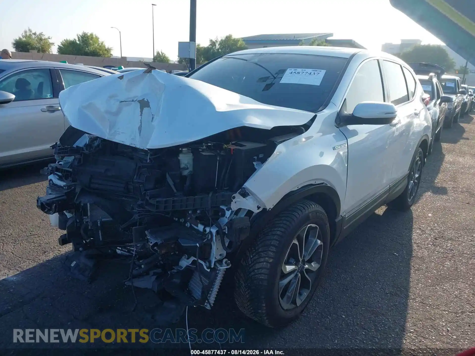 2 Photograph of a damaged car 7FART6H5XME019152 HONDA CR-V HYBRID 2021