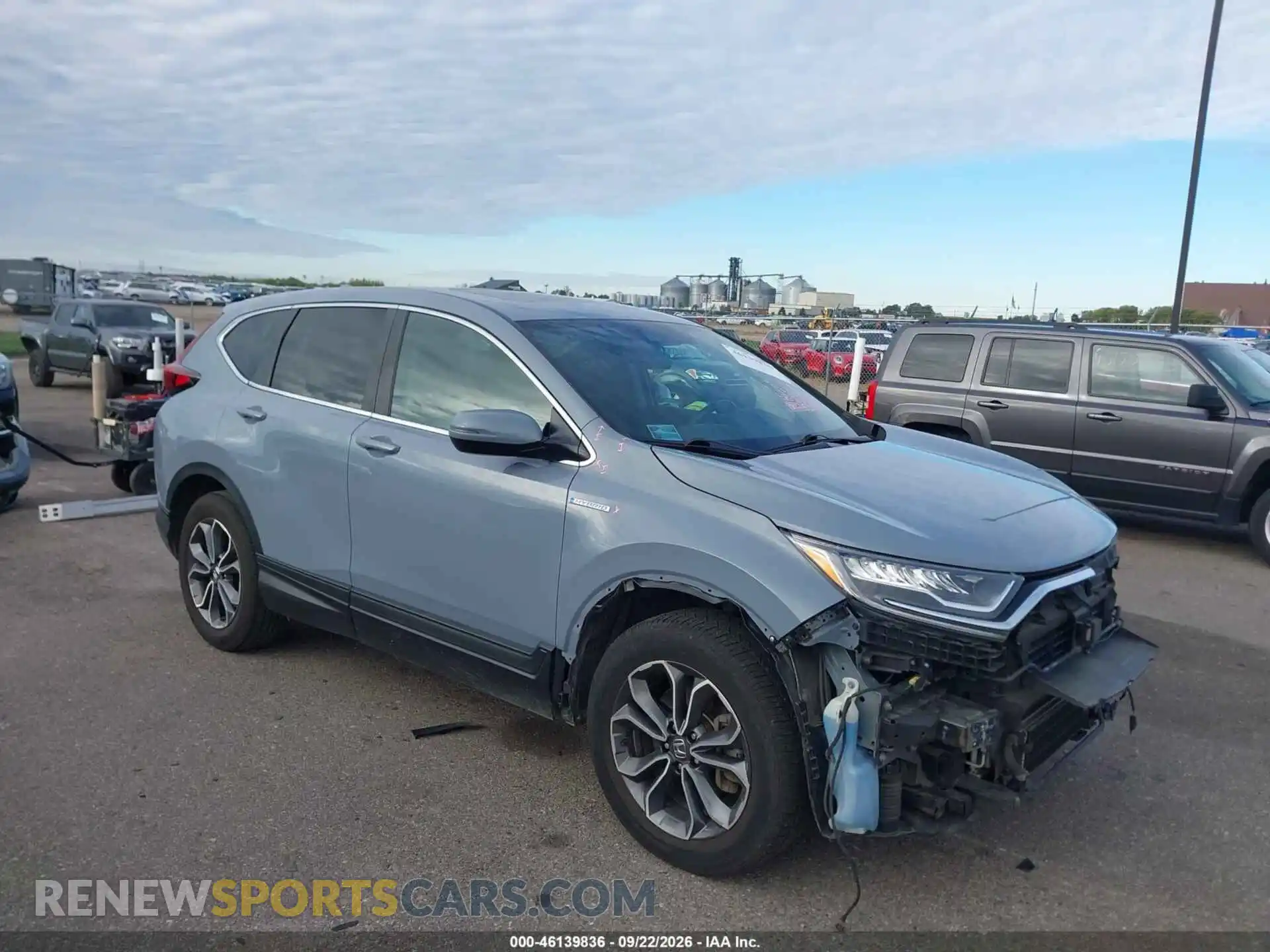 1 Photograph of a damaged car 7FART6H82ME005689 HONDA CR-V HYBRID 2021