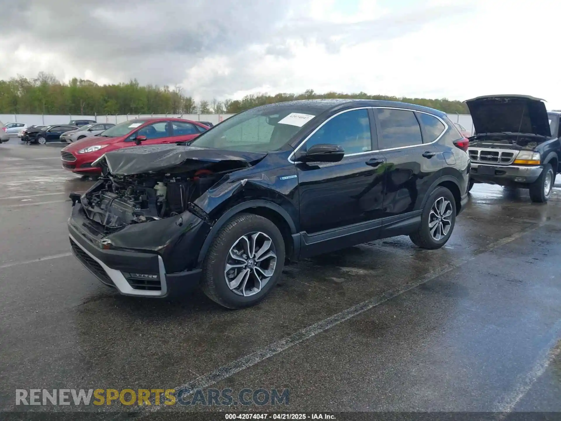 2 Photograph of a damaged car 7FART6H82ME027336 HONDA CR-V HYBRID 2021