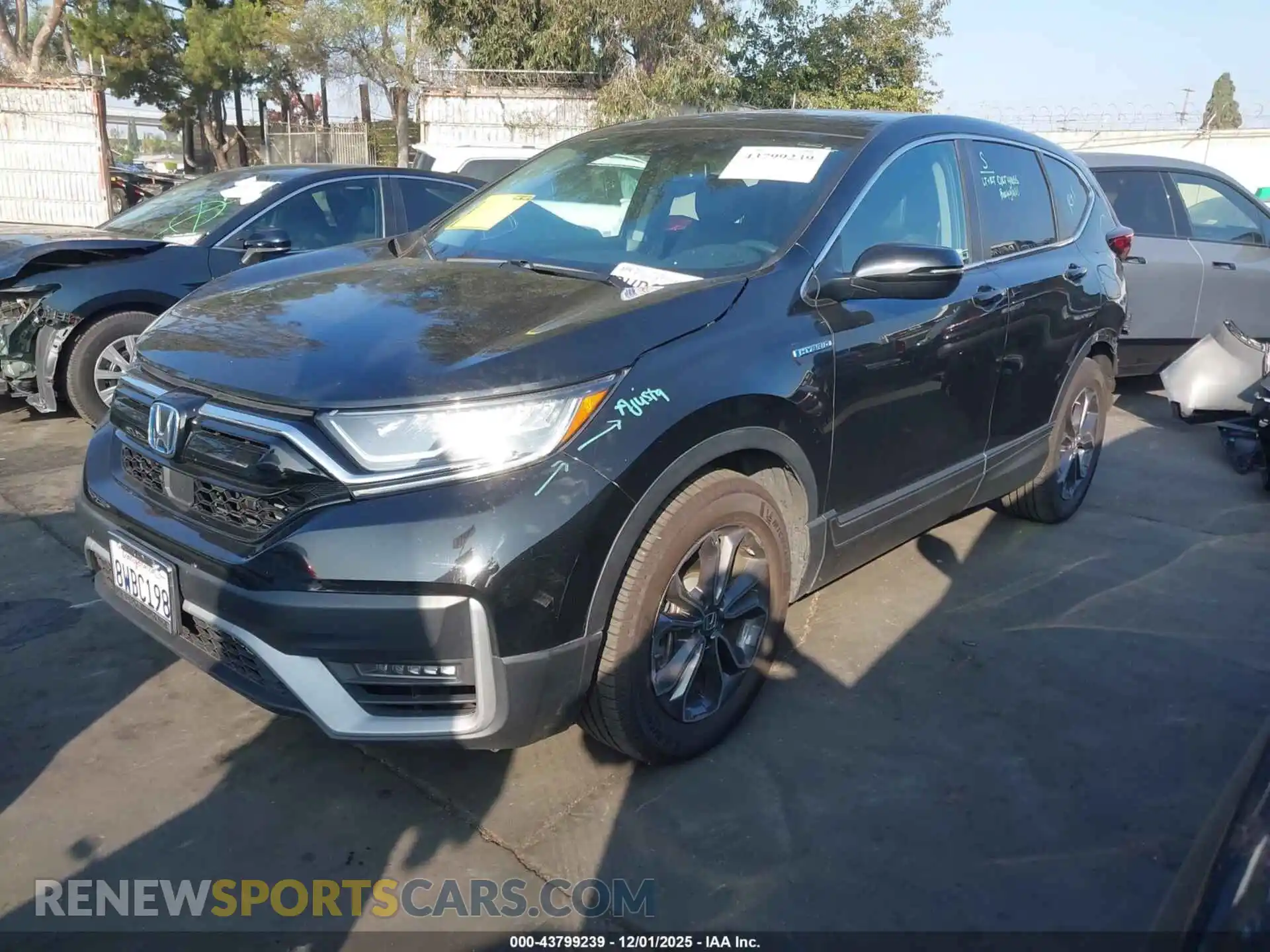 2 Photograph of a damaged car 7FART6H84ME007170 HONDA CR-V HYBRID 2021