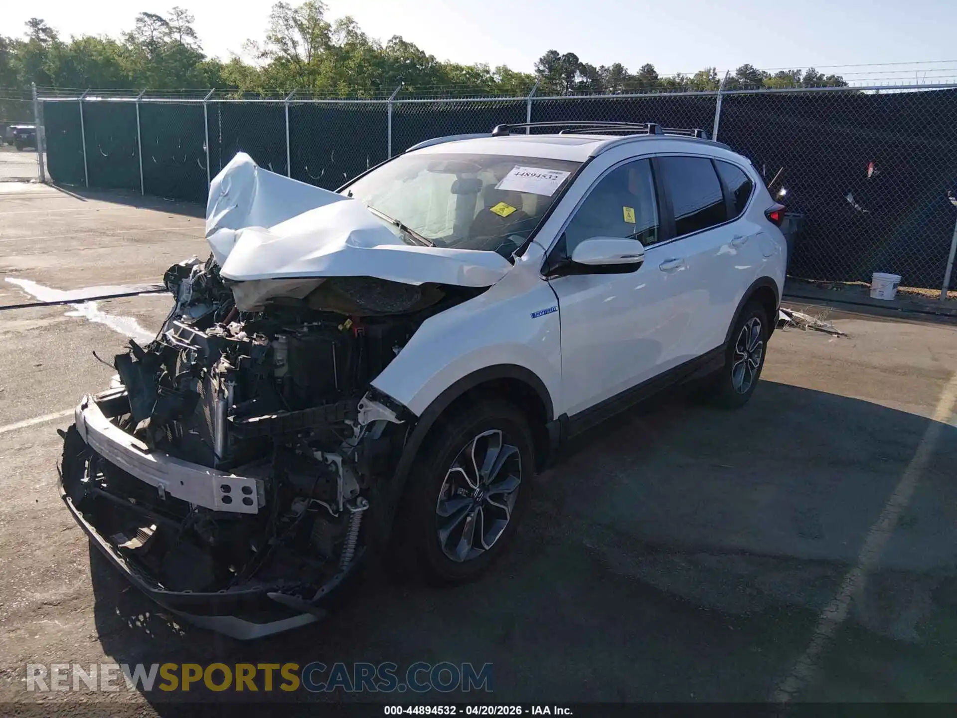 2 Фотография поврежденного автомобиля 7FART6H85ME021949 HONDA CR-V HYBRID 2021