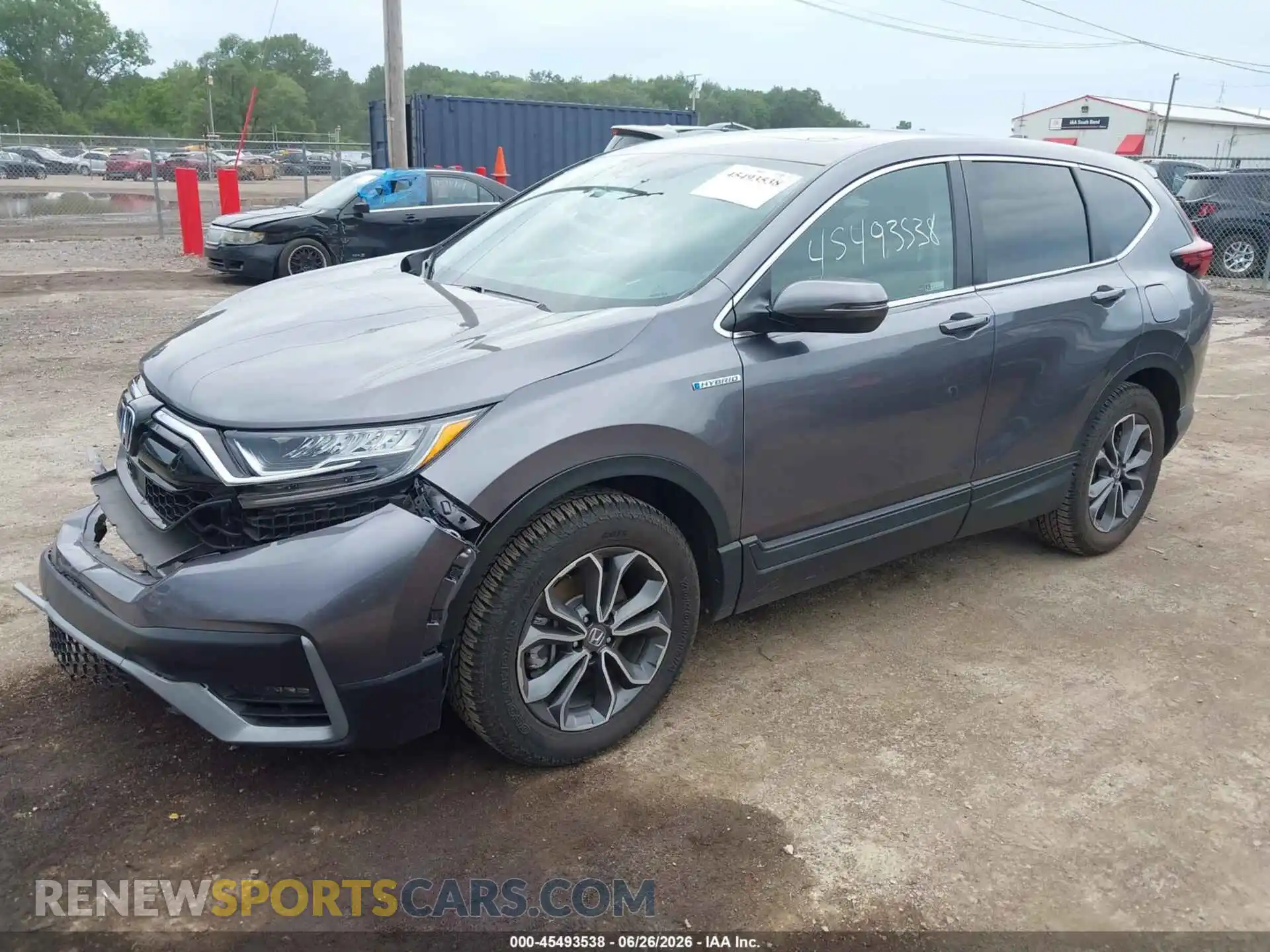 2 Photograph of a damaged car 7FART6H85ME026228 HONDA CR-V HYBRID 2021