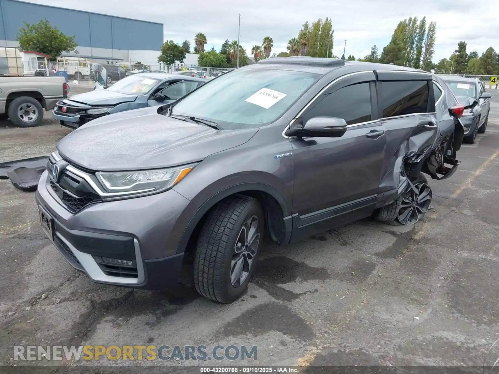 2 Photograph of a damaged car 7FART6H86ME011902 HONDA CR-V HYBRID 2021