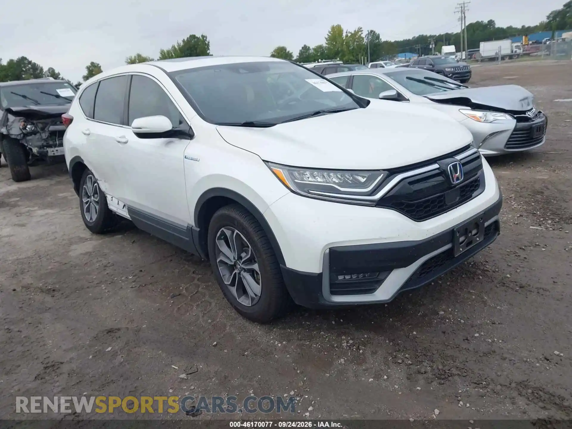 1 fotografías del automóvil dañado 7FART6H86ME014086 HONDA CR-V HYBRID 2021