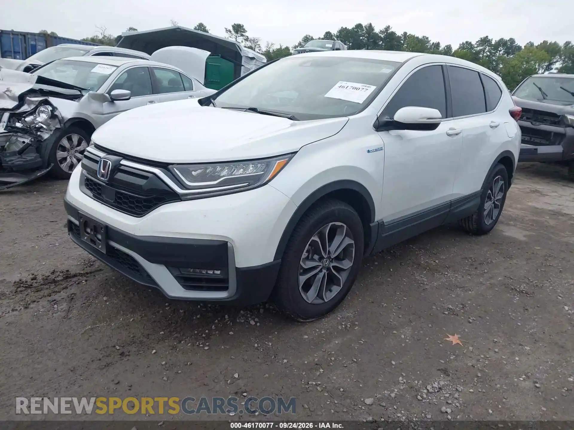 2 fotografías del automóvil dañado 7FART6H86ME014086 HONDA CR-V HYBRID 2021