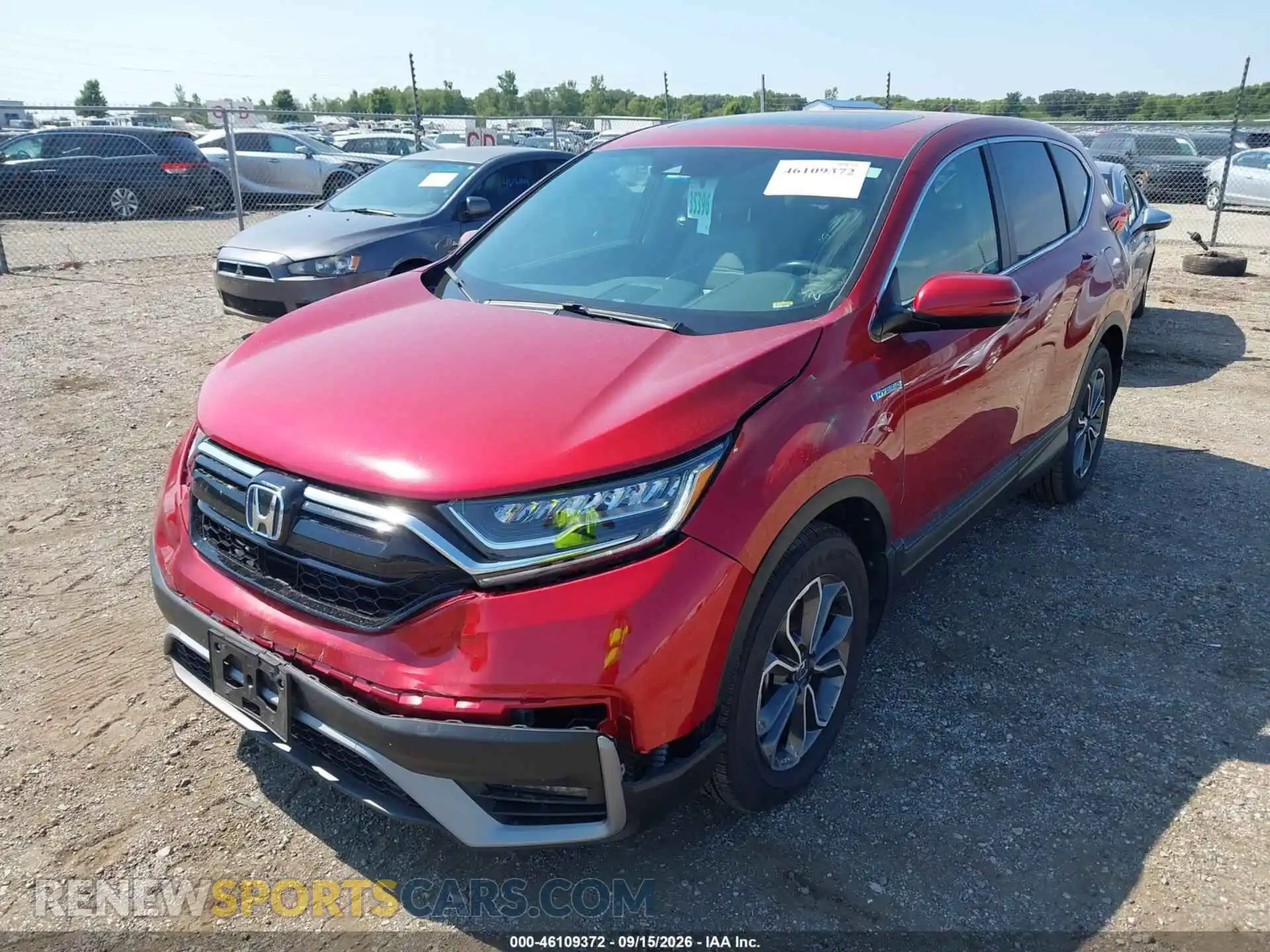 2 Фотография поврежденного автомобиля 7FART6H87ME002996 HONDA CR-V HYBRID 2021