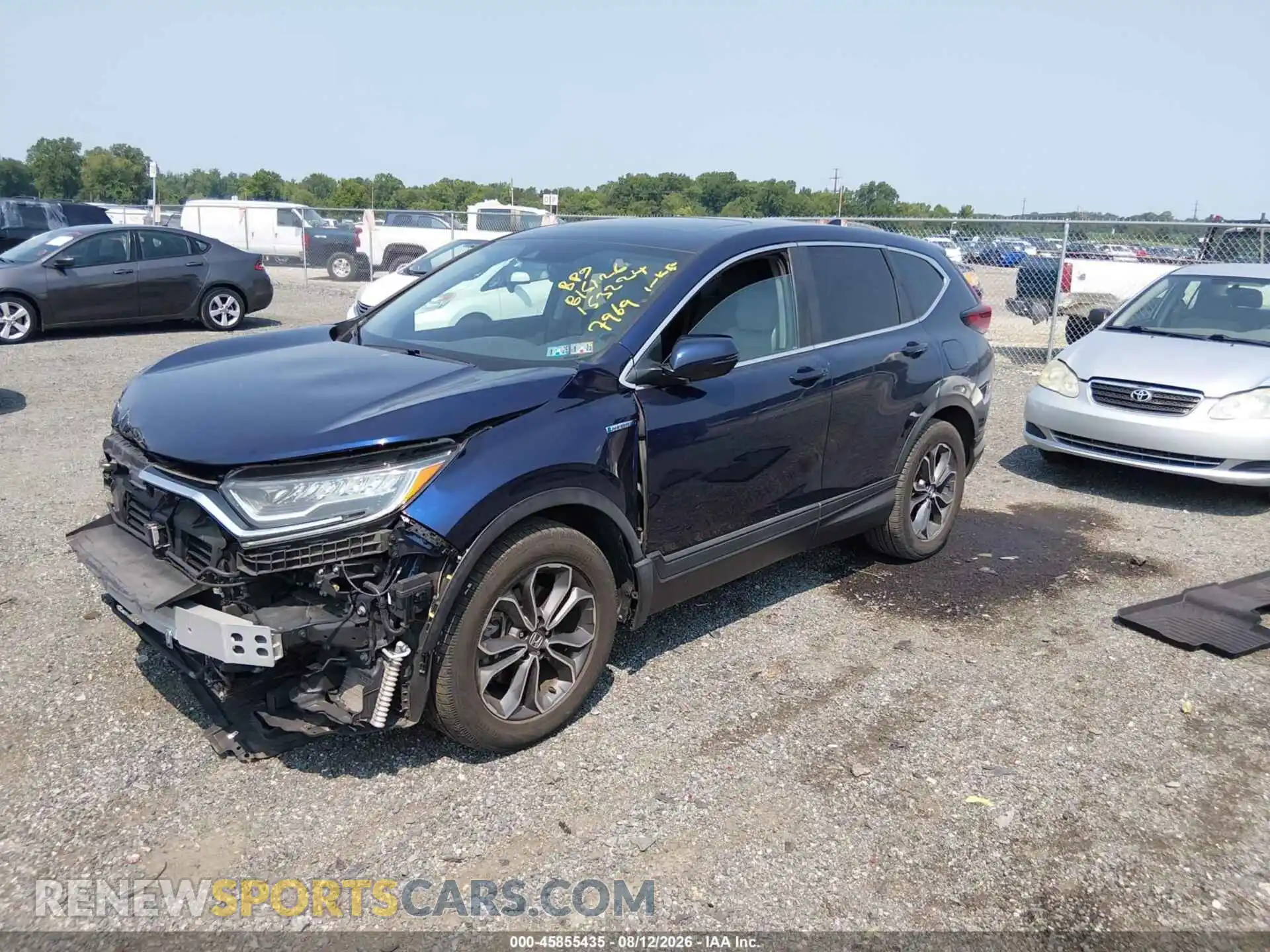 2 Photograph of a damaged car 7FART6H87ME007969 HONDA CR-V HYBRID 2021