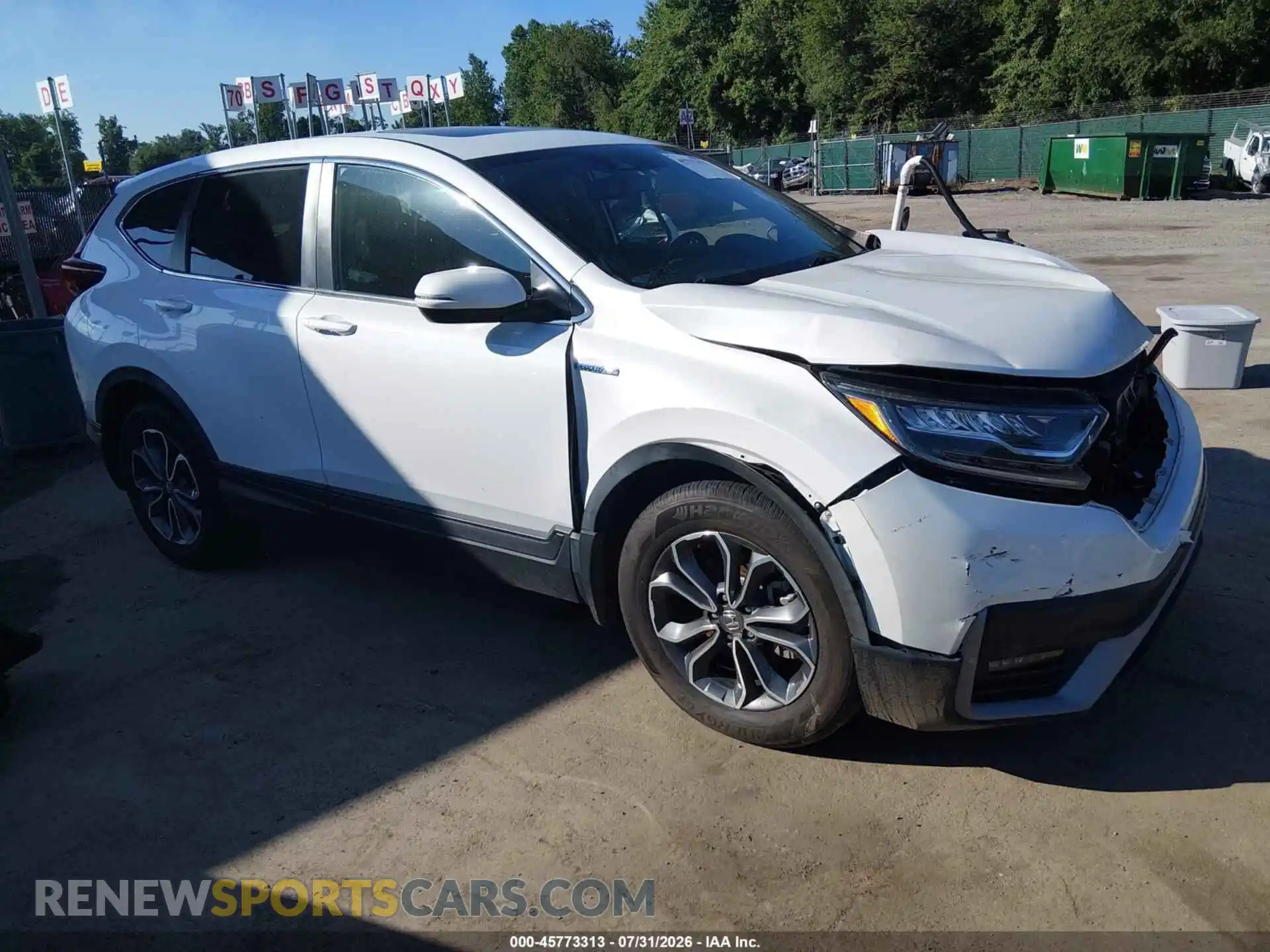 1 Photograph of a damaged car 7FART6H87ME012007 HONDA CR-V HYBRID 2021
