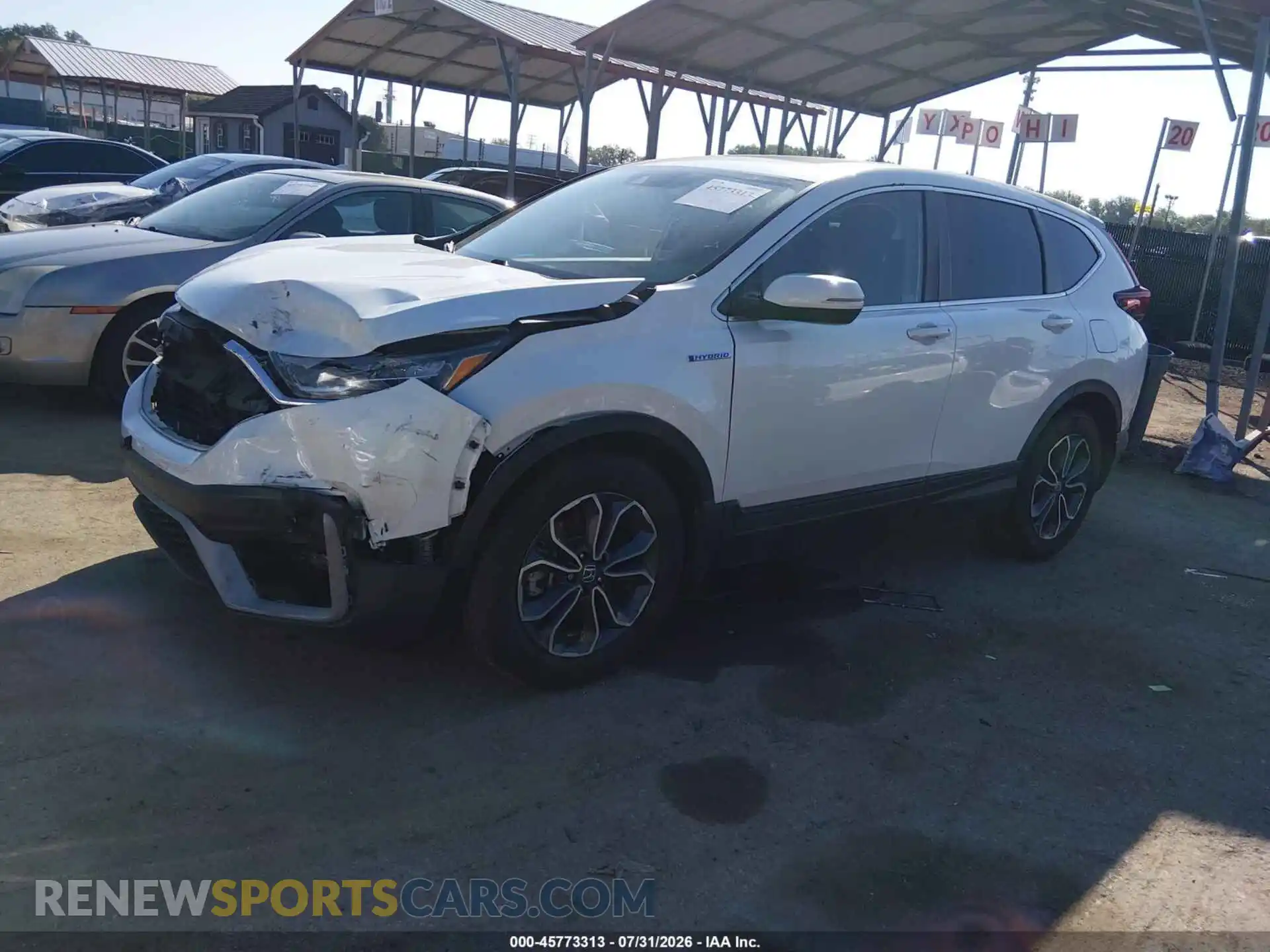 2 Photograph of a damaged car 7FART6H87ME012007 HONDA CR-V HYBRID 2021