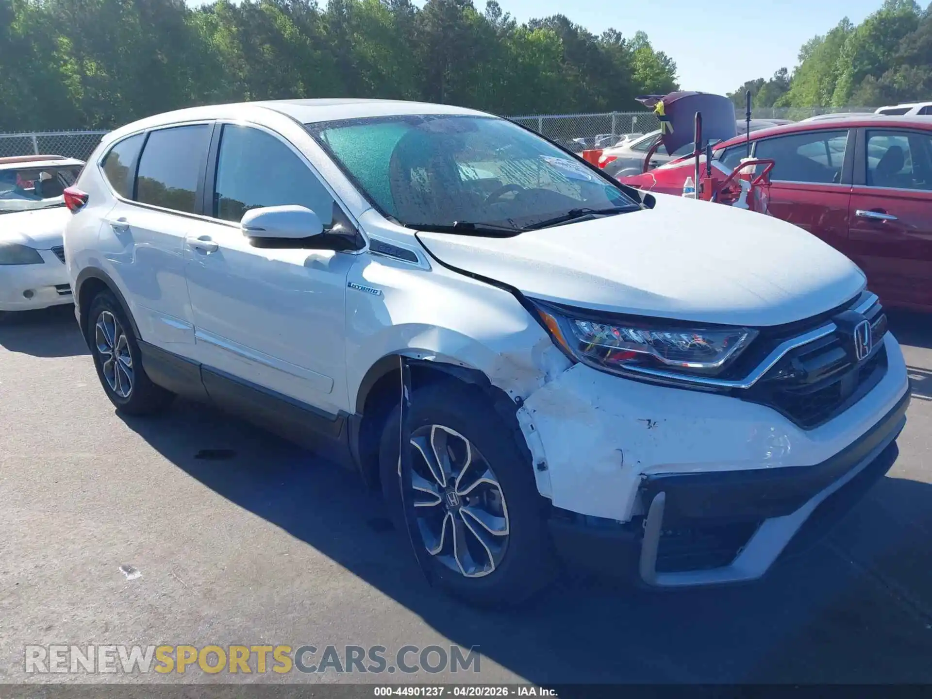 1 Photograph of a damaged car 7FART6H87ME023475 HONDA CR-V HYBRID 2021