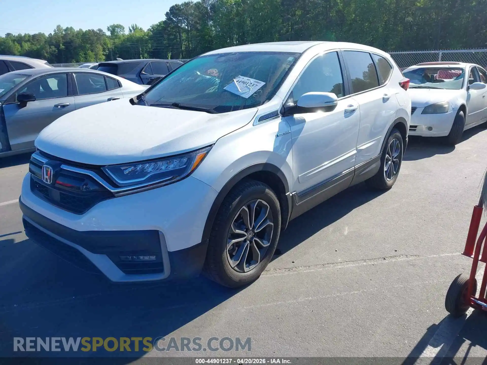 2 Photograph of a damaged car 7FART6H87ME023475 HONDA CR-V HYBRID 2021