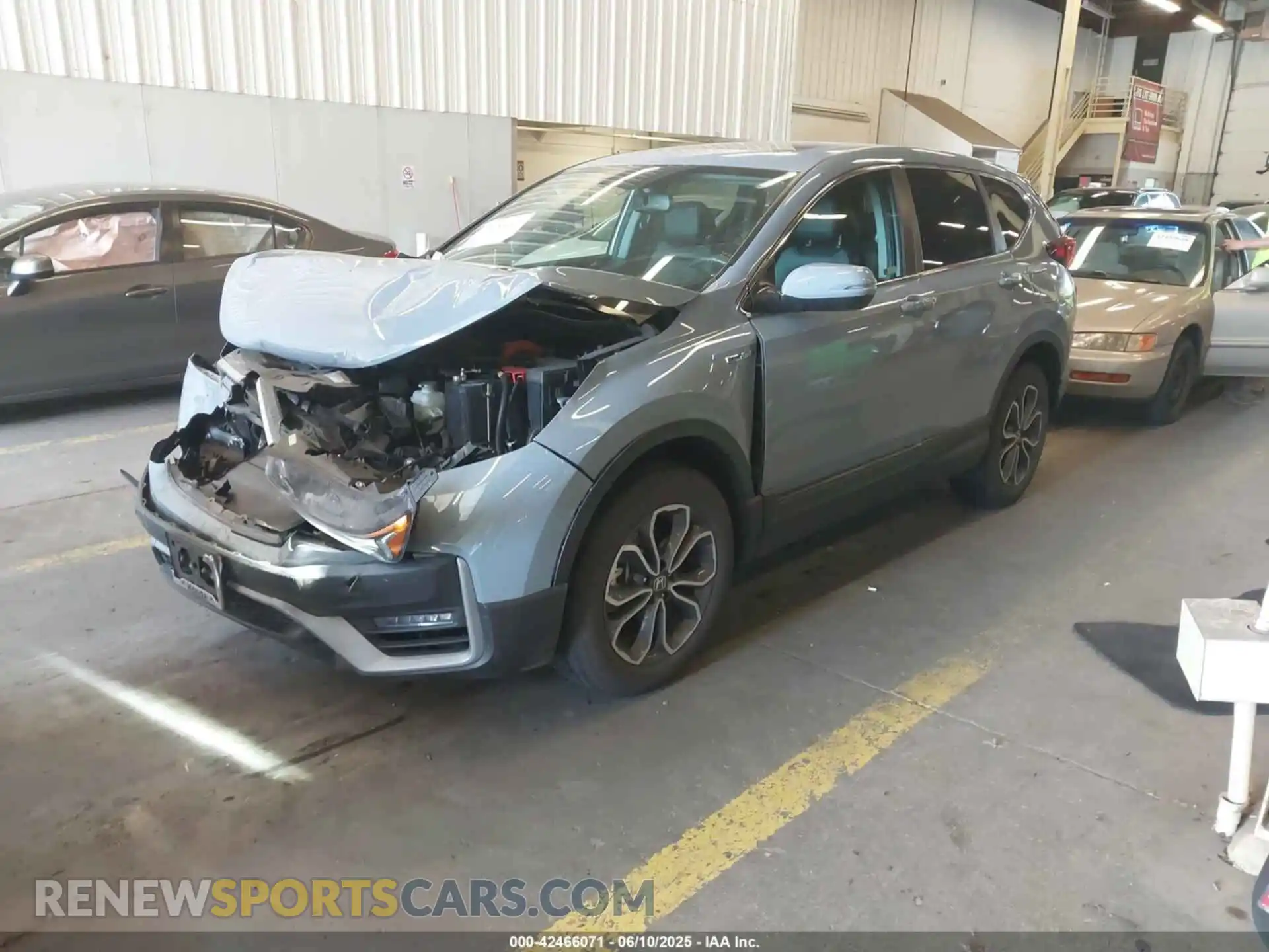 2 Photograph of a damaged car 7FART6H87ME036615 HONDA CR-V HYBRID 2021