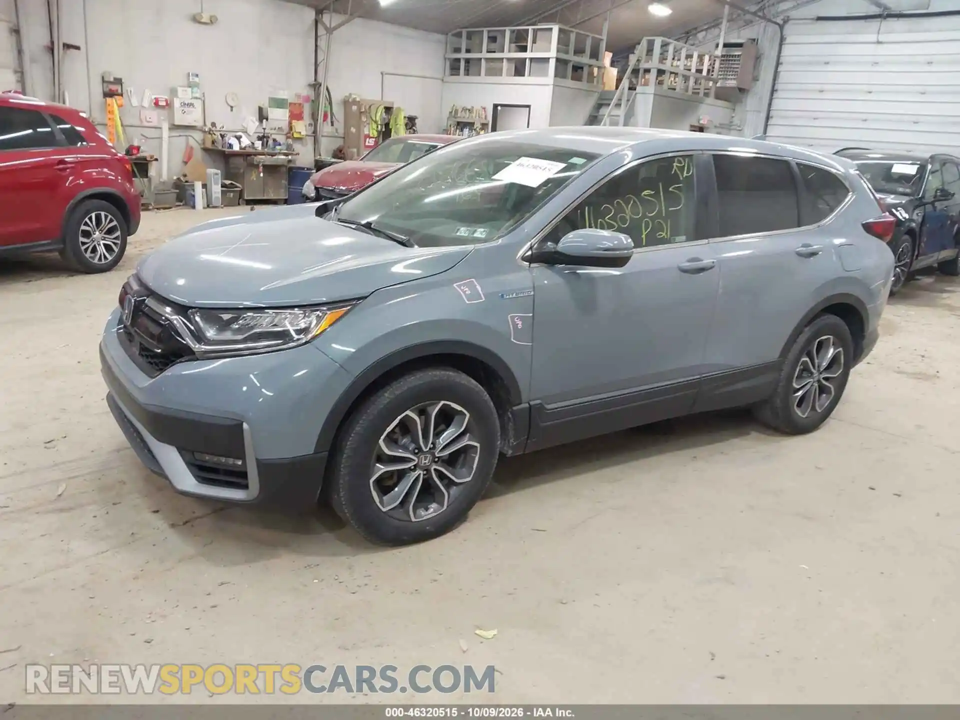 2 Фотография поврежденного автомобиля 7FART6H88ME021380 HONDA CR-V HYBRID 2021