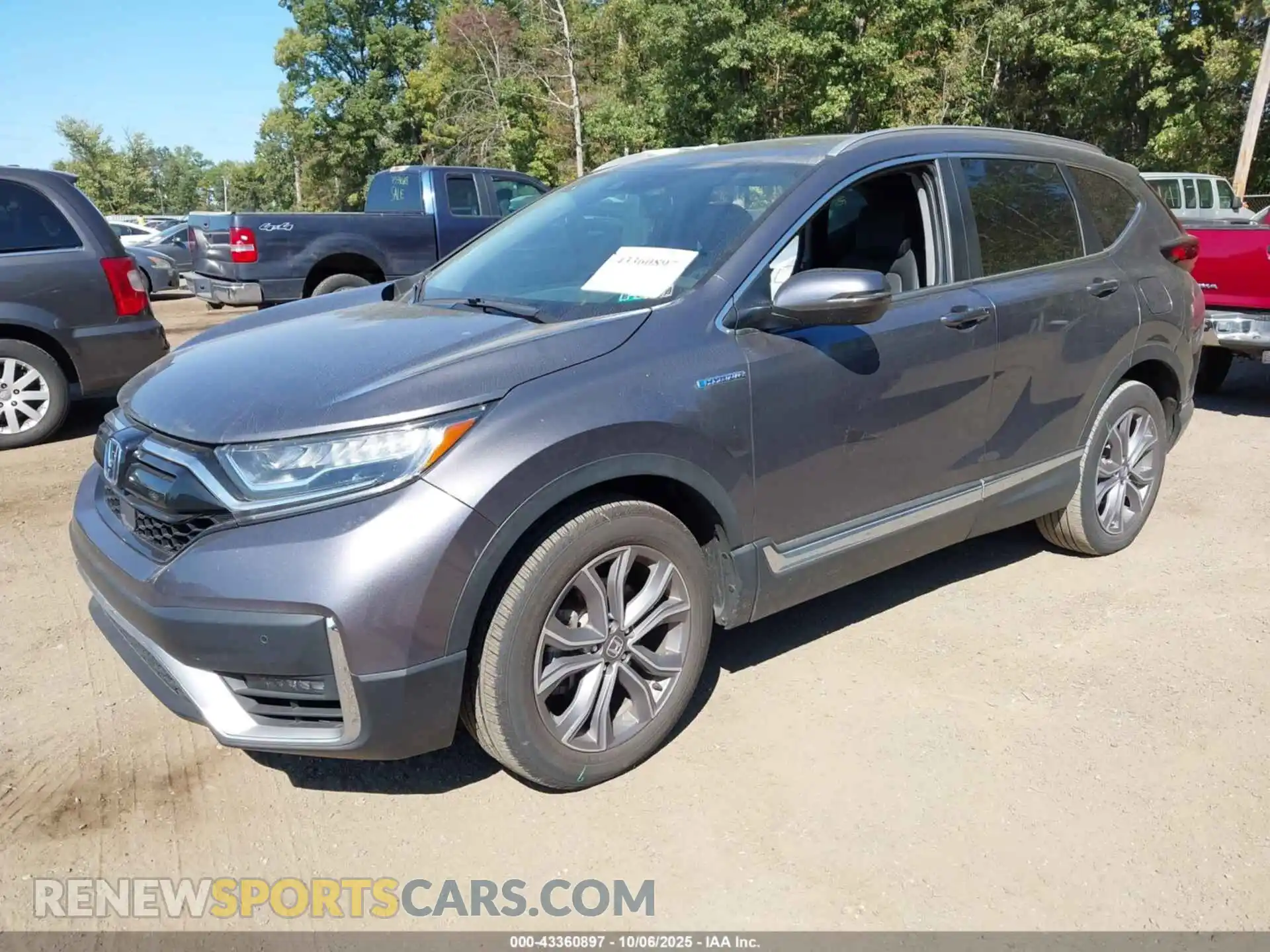 2 Photograph of a damaged car 7FART6H90ME027599 HONDA CR-V HYBRID 2021