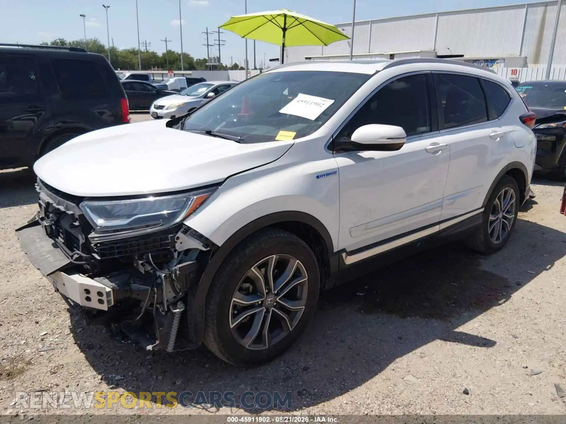 2 Photograph of a damaged car 7FART6H91ME023691 HONDA CR-V HYBRID 2021