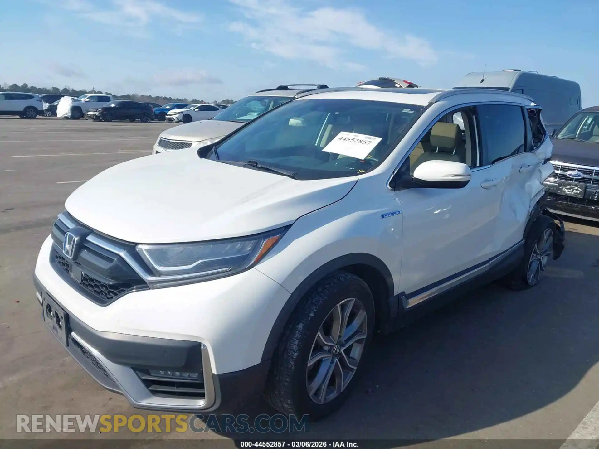 2 Photograph of a damaged car 7FART6H91ME032987 HONDA CR-V HYBRID 2021