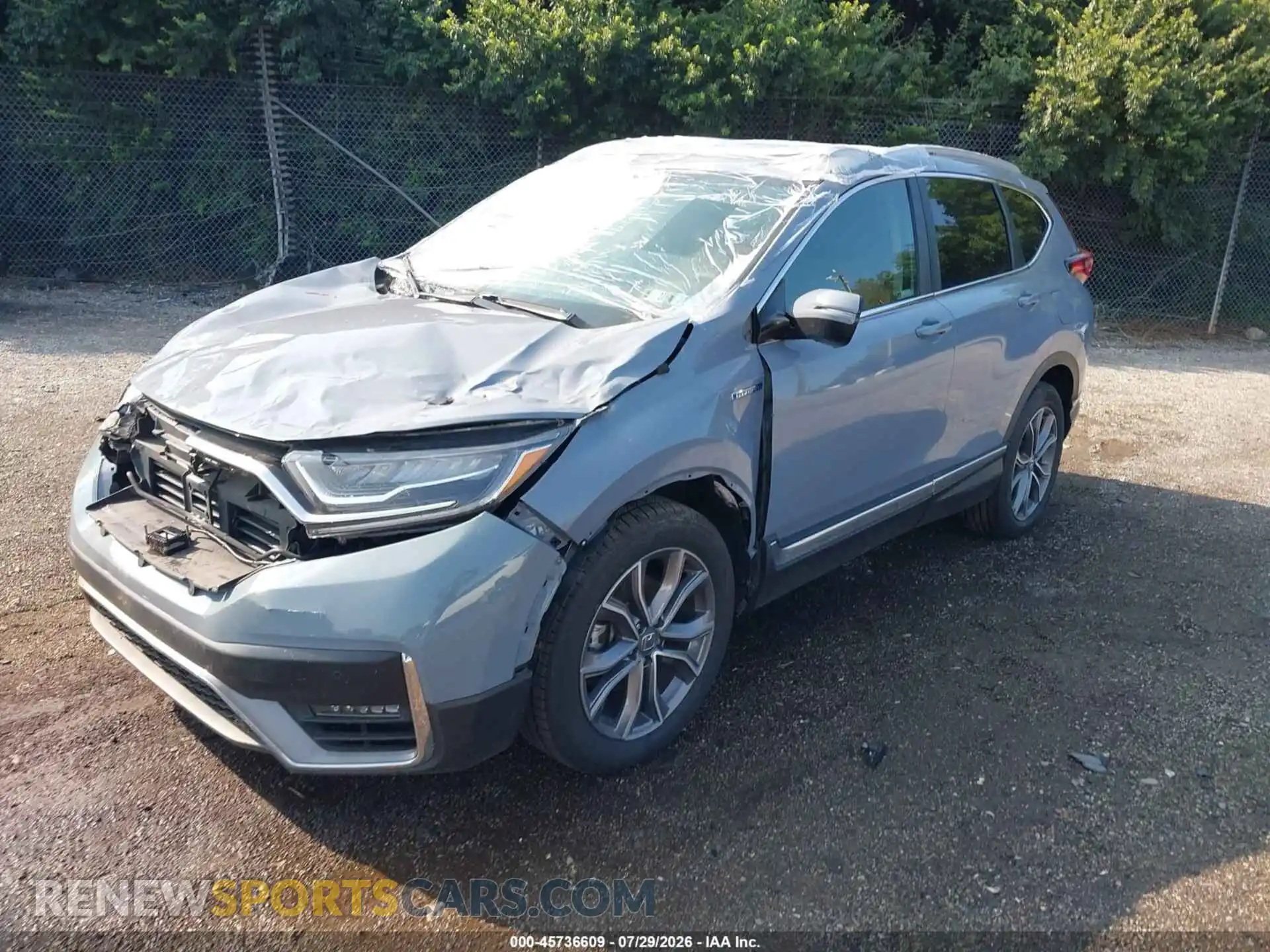 2 Photograph of a damaged car 7FART6H93ME019853 HONDA CR-V HYBRID 2021