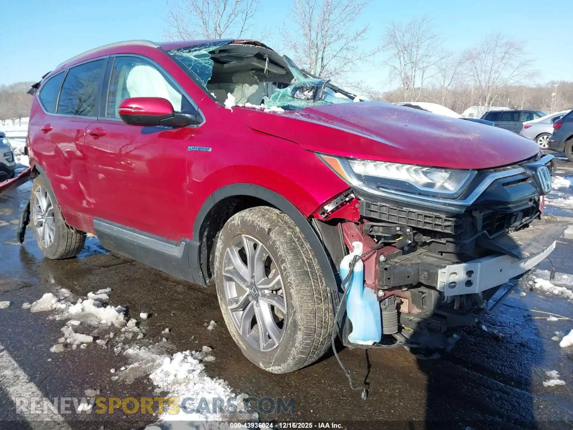 1 Photograph of a damaged car 7FART6H96ME034251 HONDA CR-V HYBRID 2021
